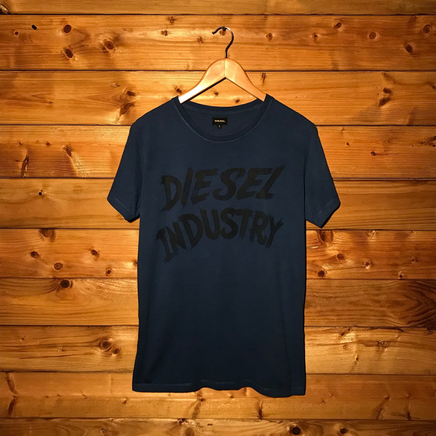 Diesel Industry Brush Spellout t shirt