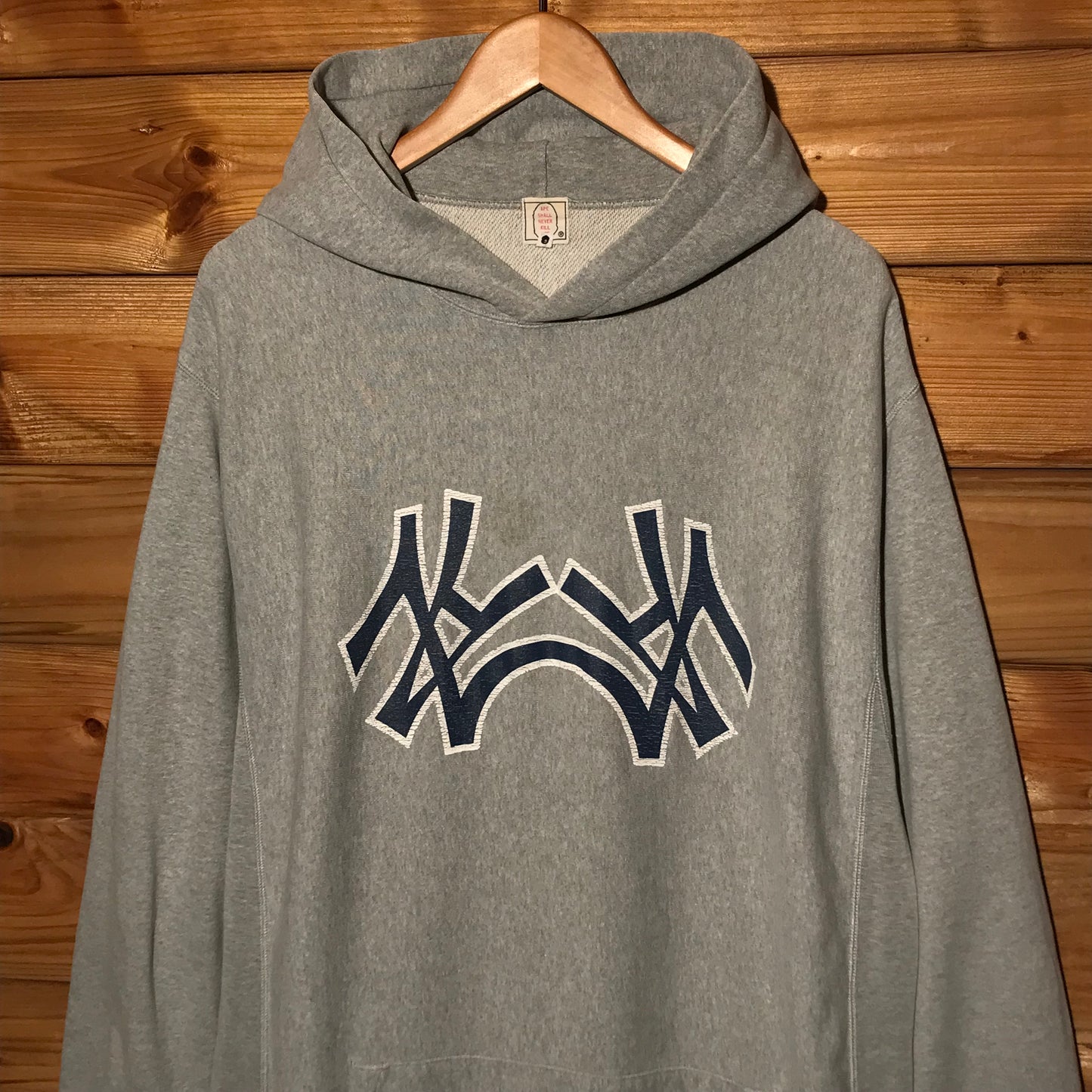 2001 Bape, A Bathing Ape x Neighborhood Yankees Logo hoodie