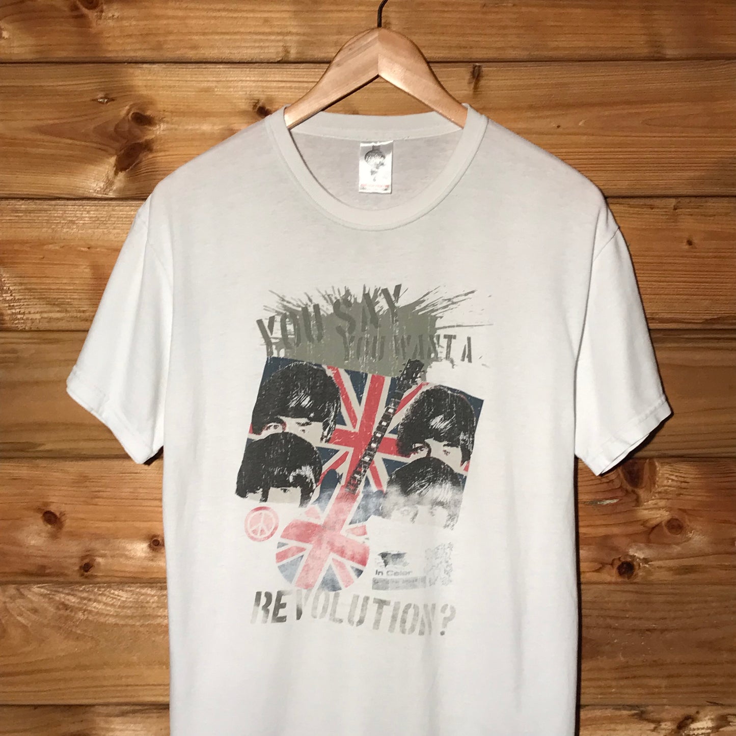 The Beatles You Say You Want A Revolution? Spellout t shirt