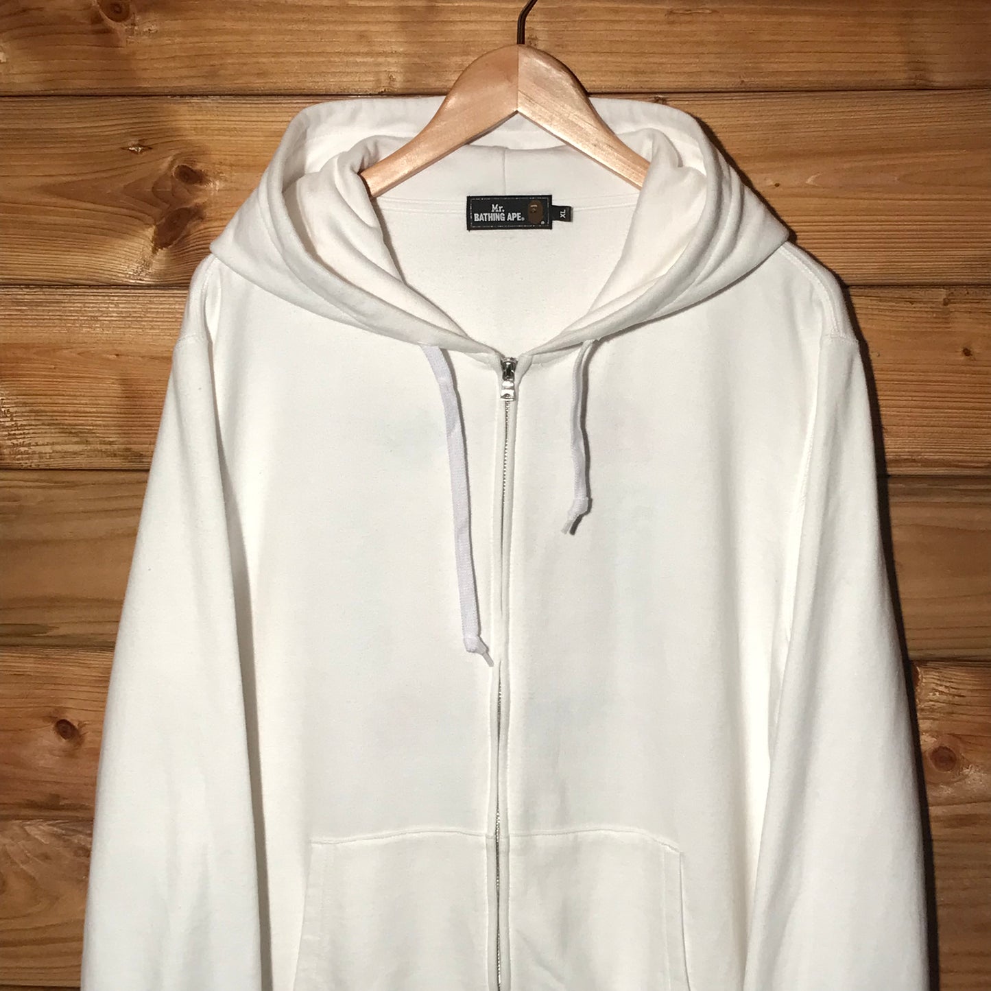 Bape, Mr Bathing Ape Spellout zip up hoodie