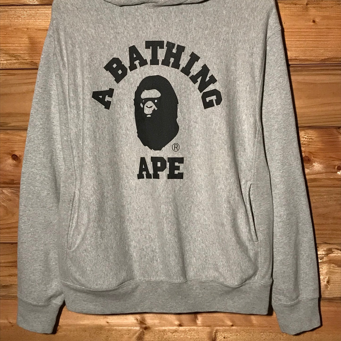 Bape, A Bathing Ape Swarovski Eyes College Spellout hoodie