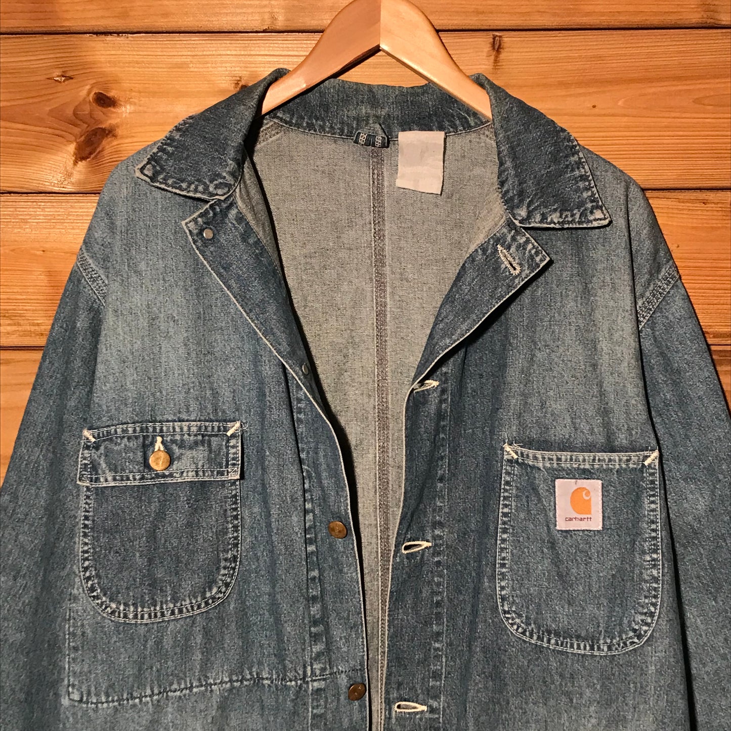 80s Carhartt Michigan Denim chore jacket