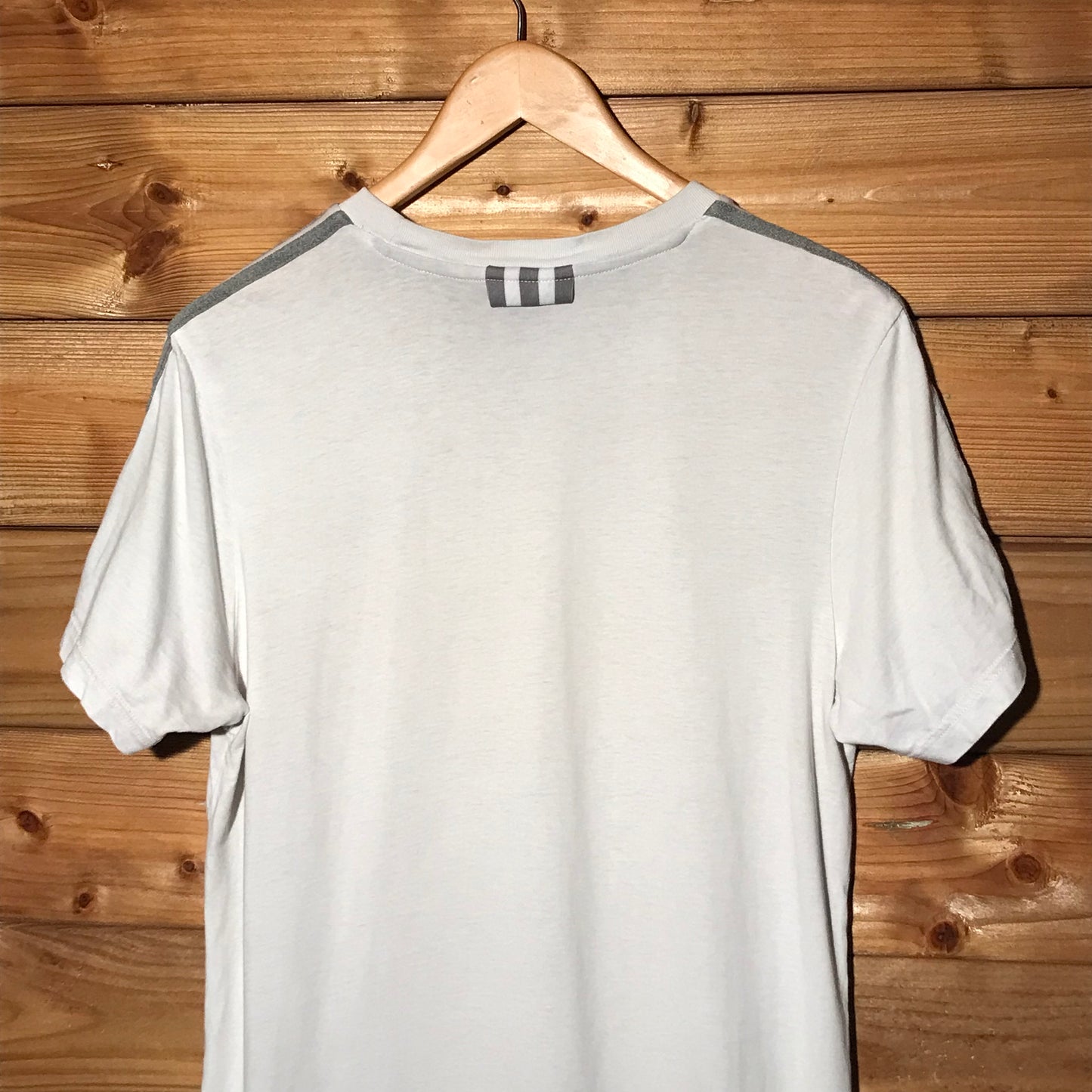 Adidas Essentials Striped Trefoil t shirt