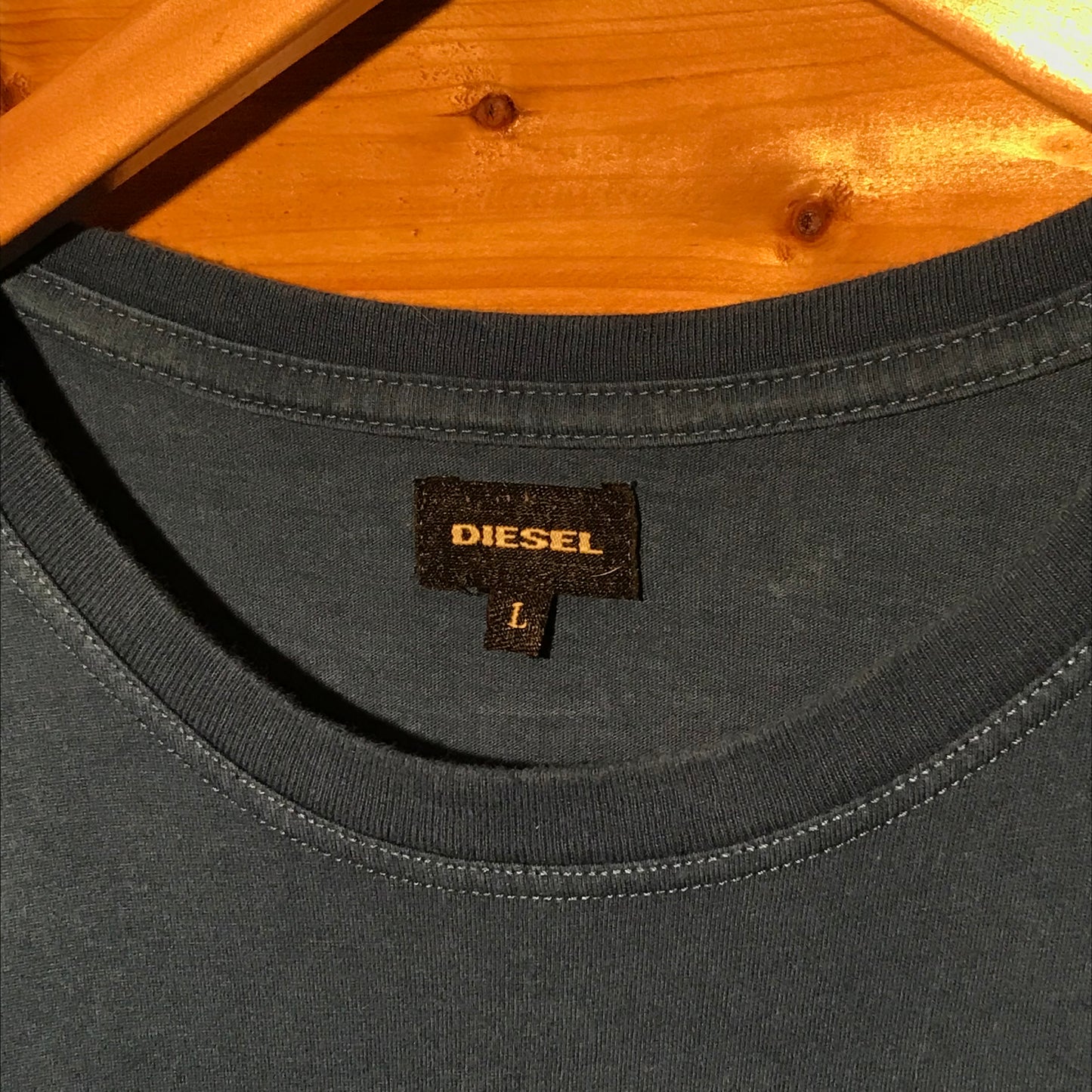 Diesel Industry Brush Spellout t shirt