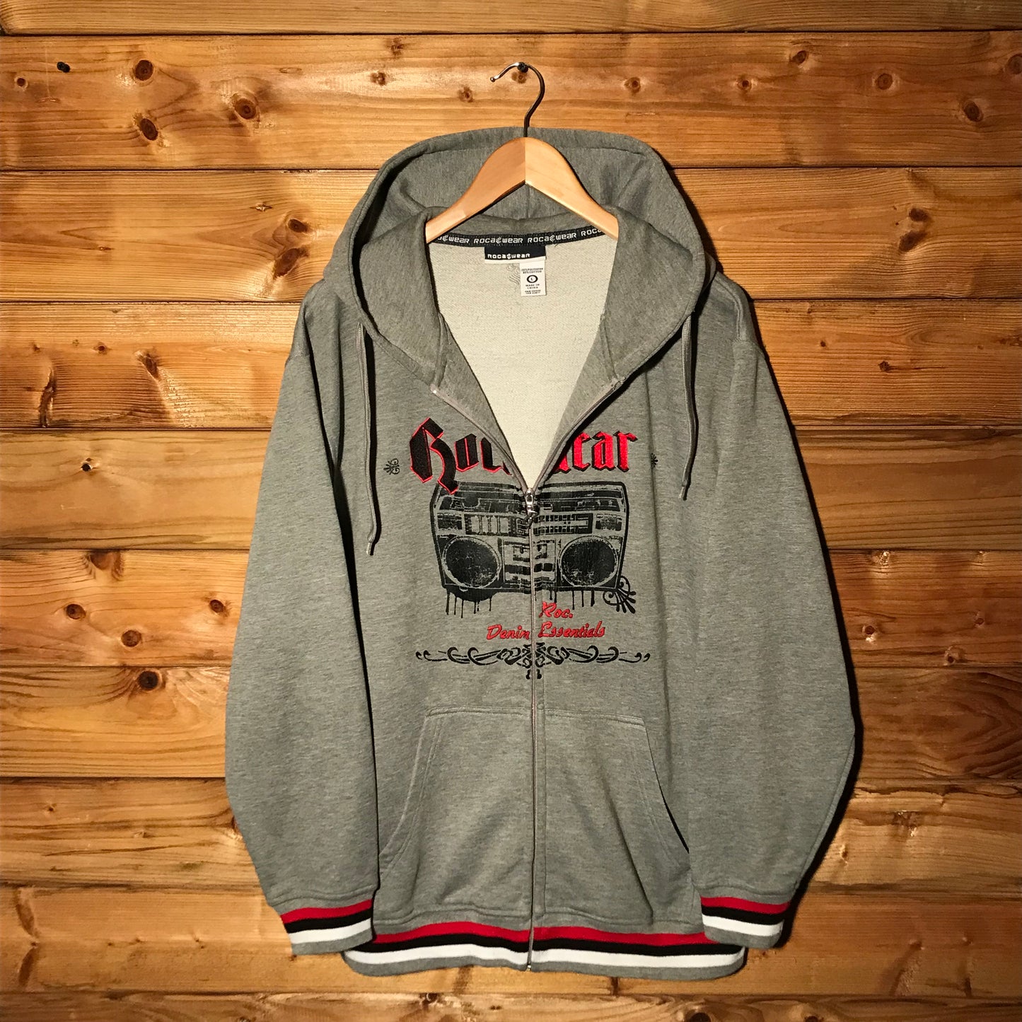 Rocawear Boombox zip up hoodie