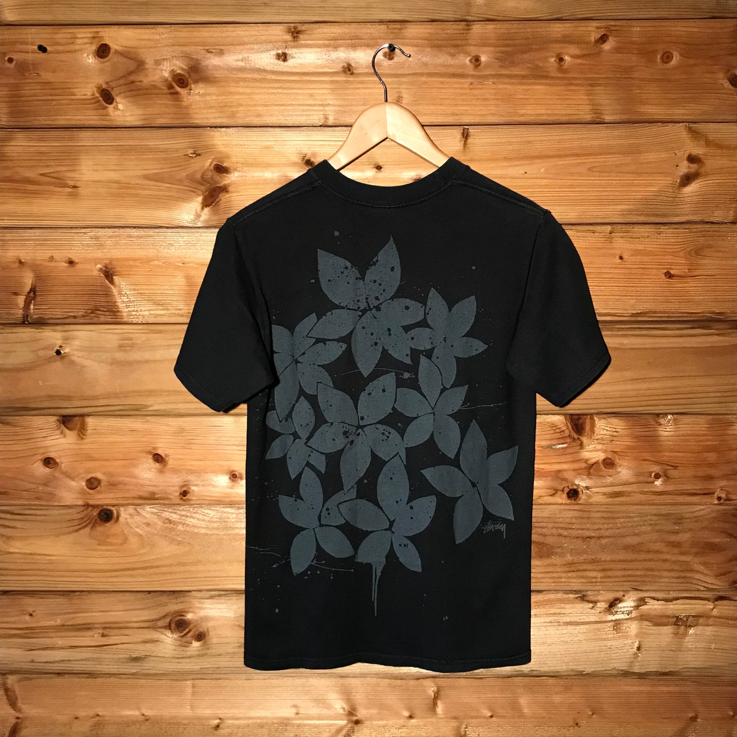 Stüssy Double Sided Floral Pattern t shirt