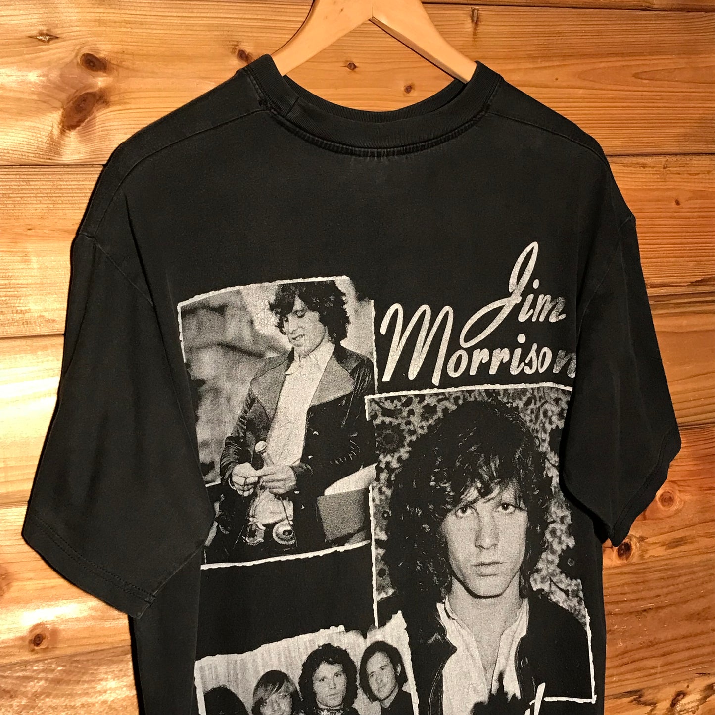 90s The Doors Jim Morrison Photo Collage t shirt