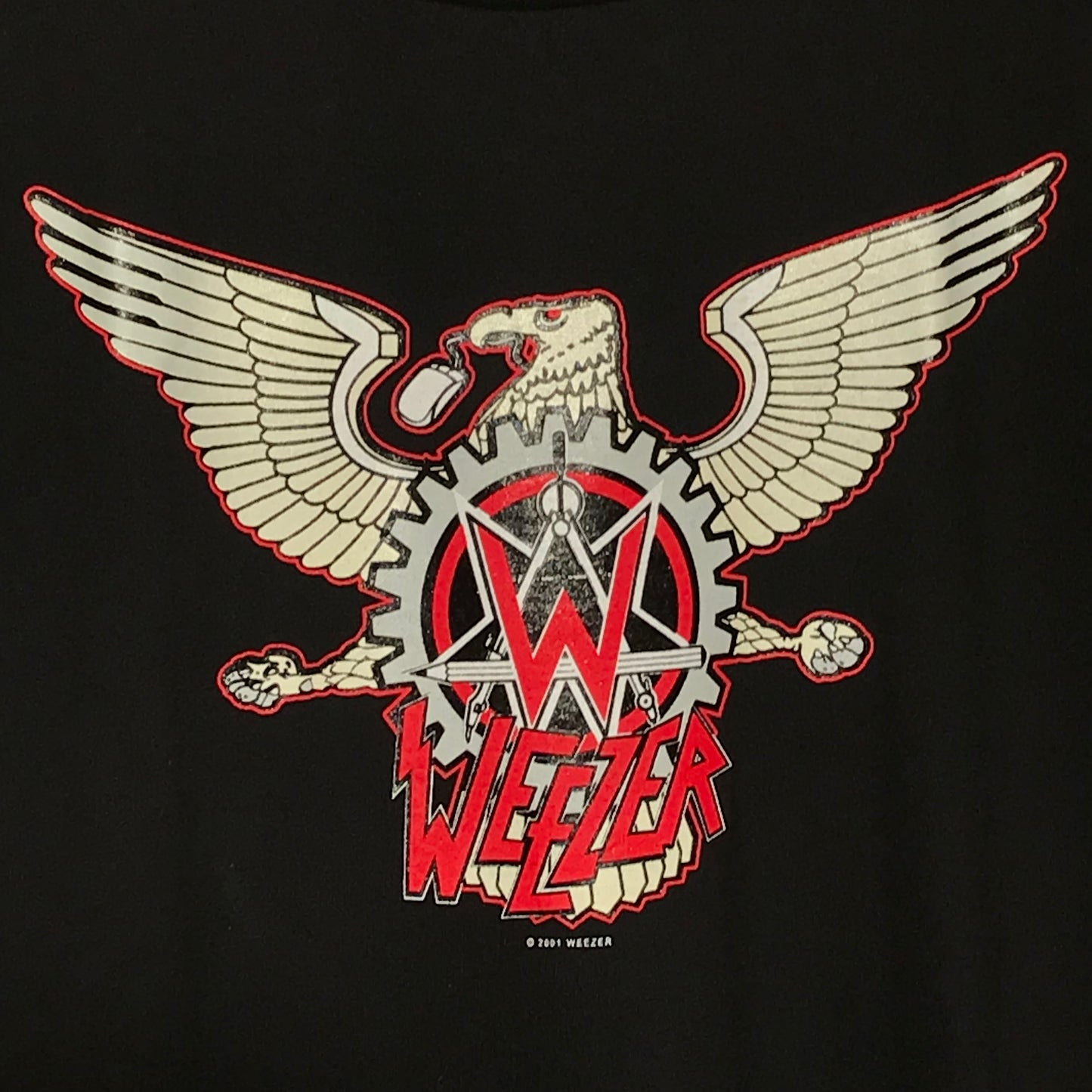 2001 Weezer Geektanic Weezmacht t shirt