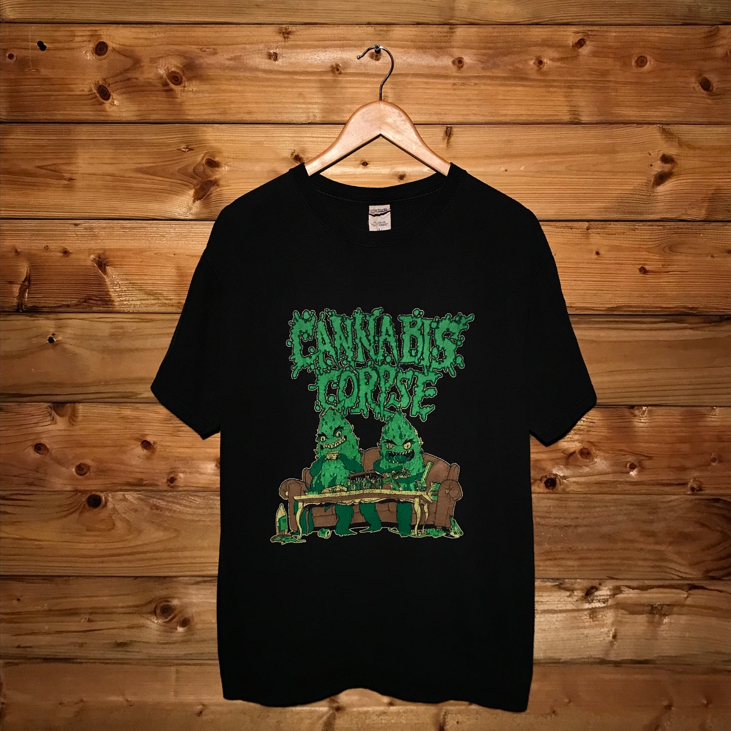 Cannabis Corpse Sofa Graphic Band t shirt