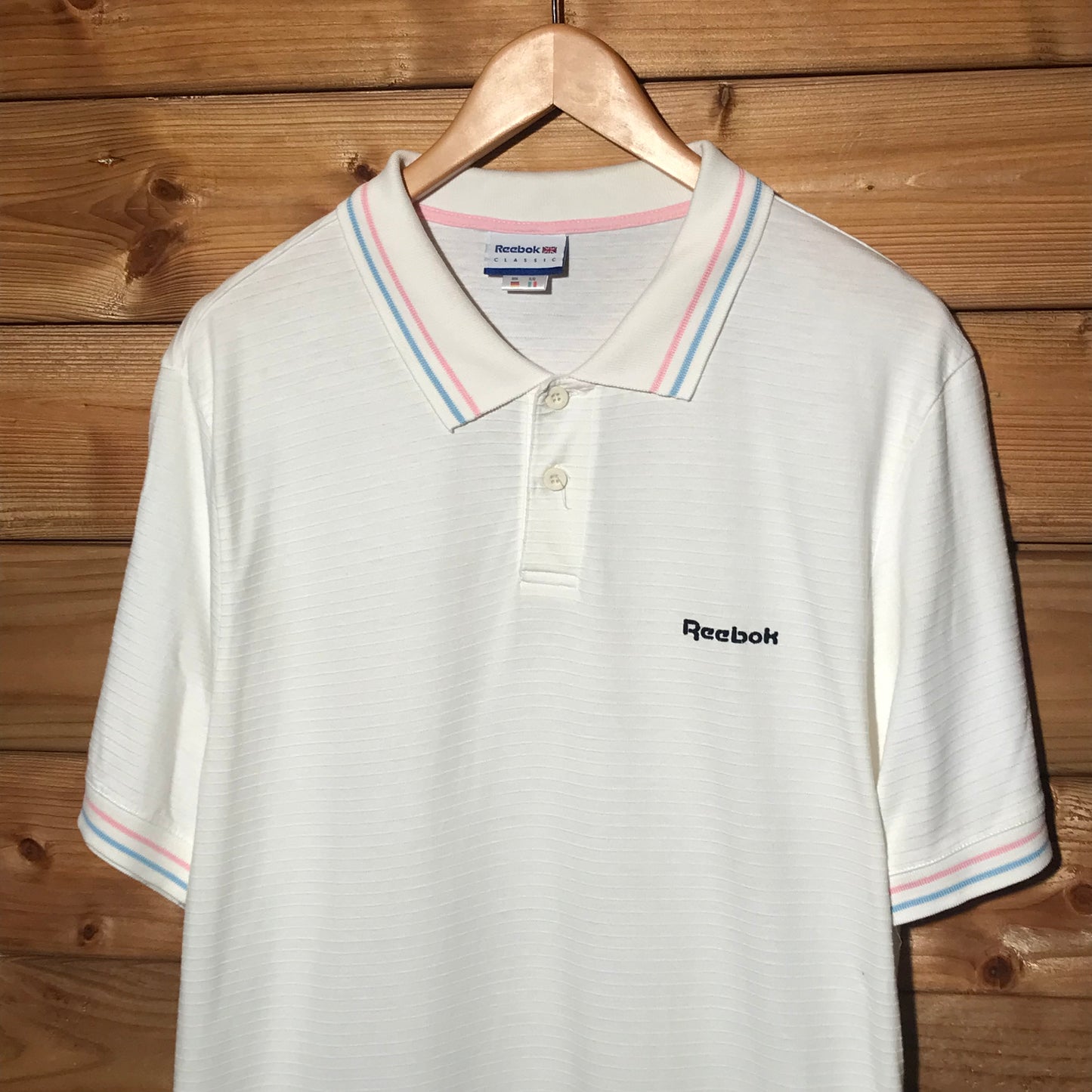 Reebok UK Tonal Striped polo t shirt