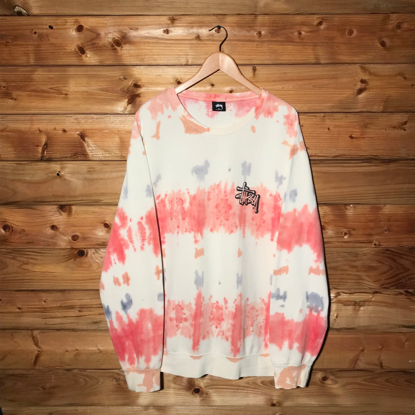 Stüssy Double Script Dye Pattern sweatshirt