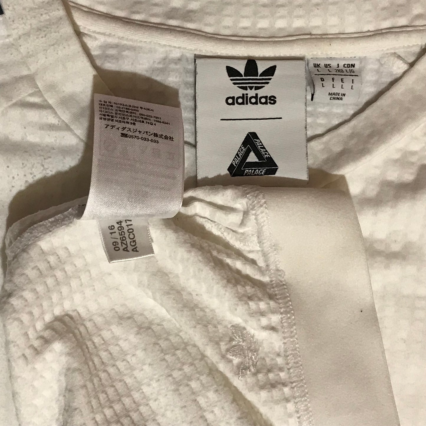 Palace x Adidas Waffle Knit Tonal Spellout sweatshirt
