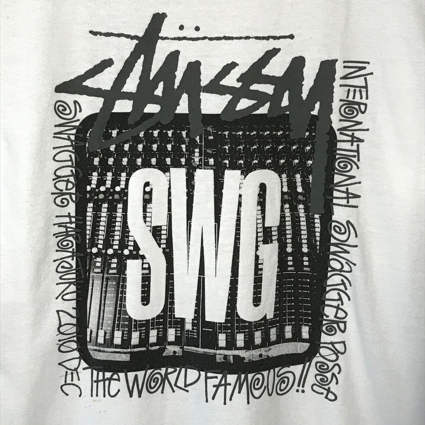 2010 Stüssy x Swagger SWG t shirt