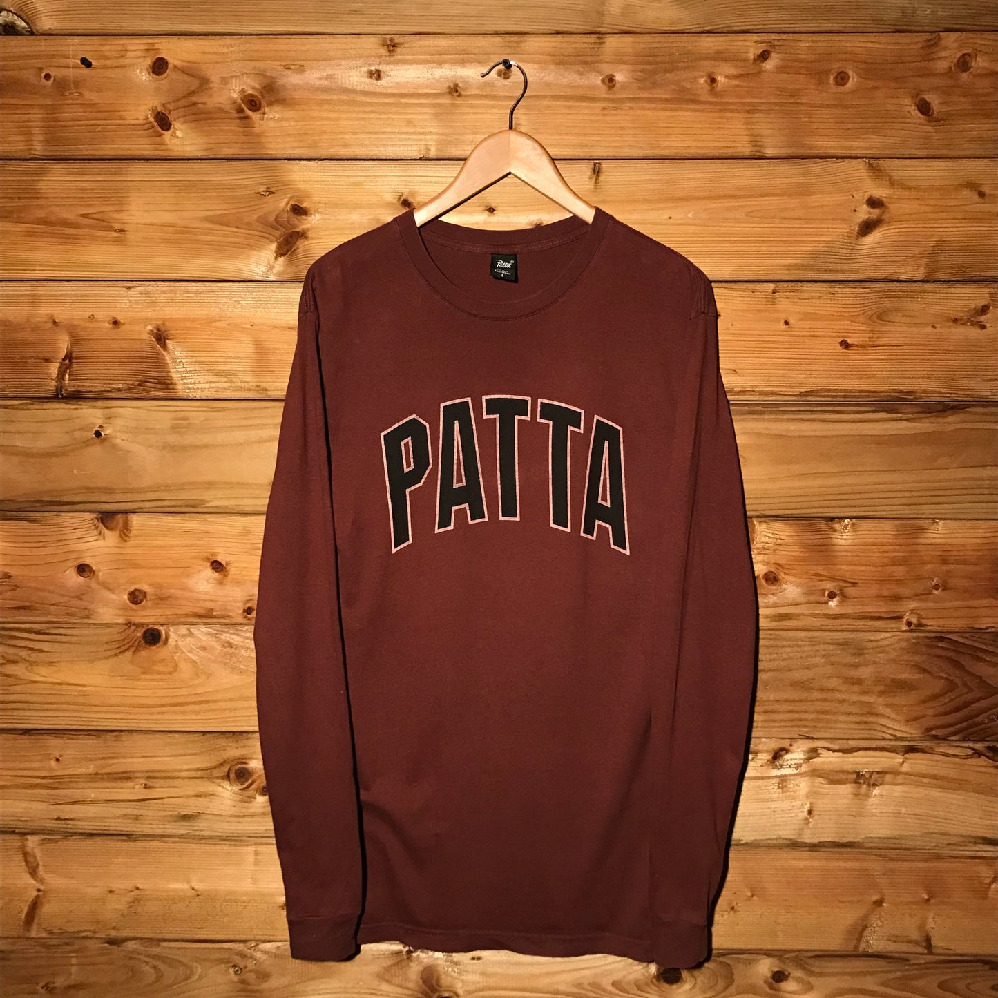 Patta Centre Arc Spellout long sleeve t shirt