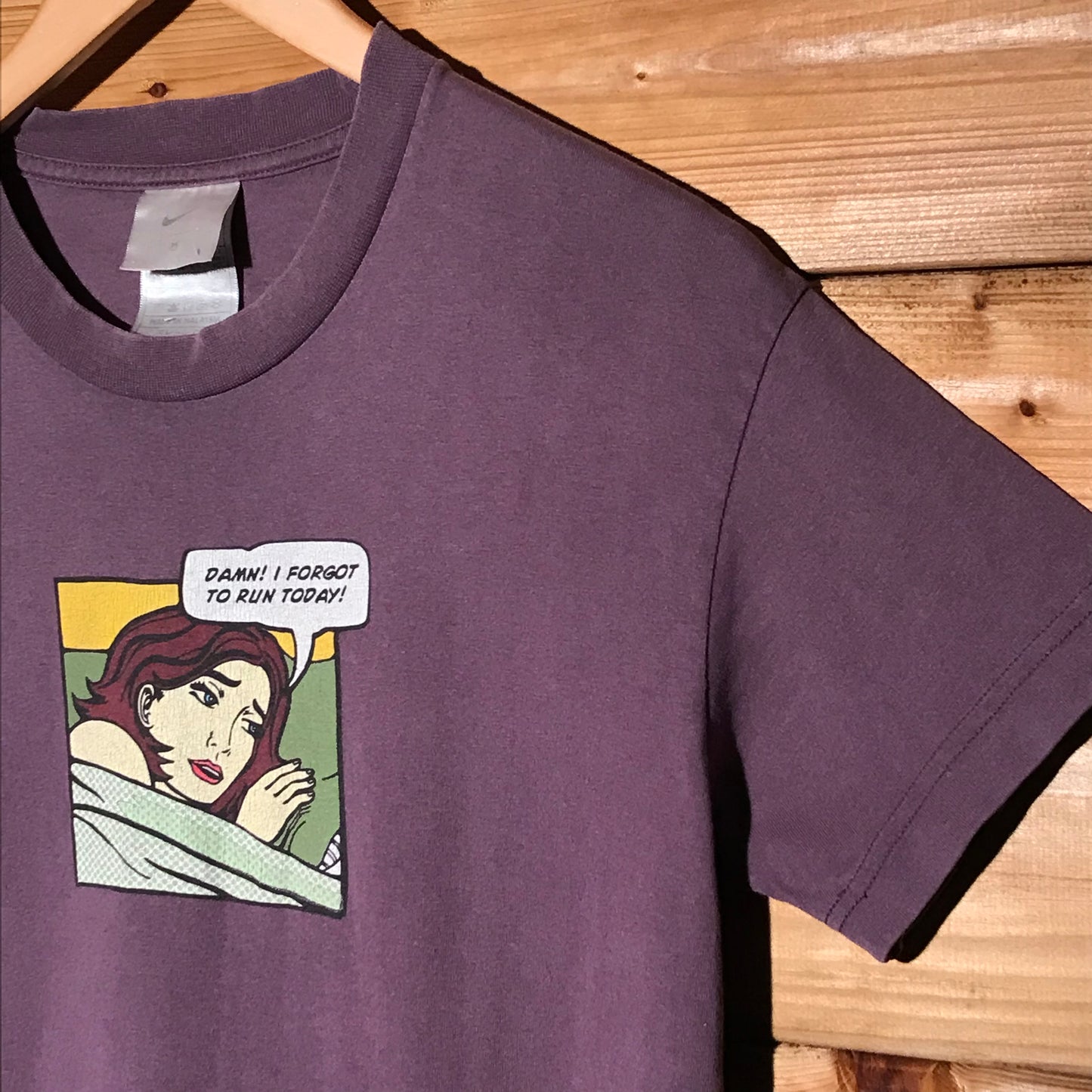 Nike Damn! I Forgot To Run Today! Comic t shirt