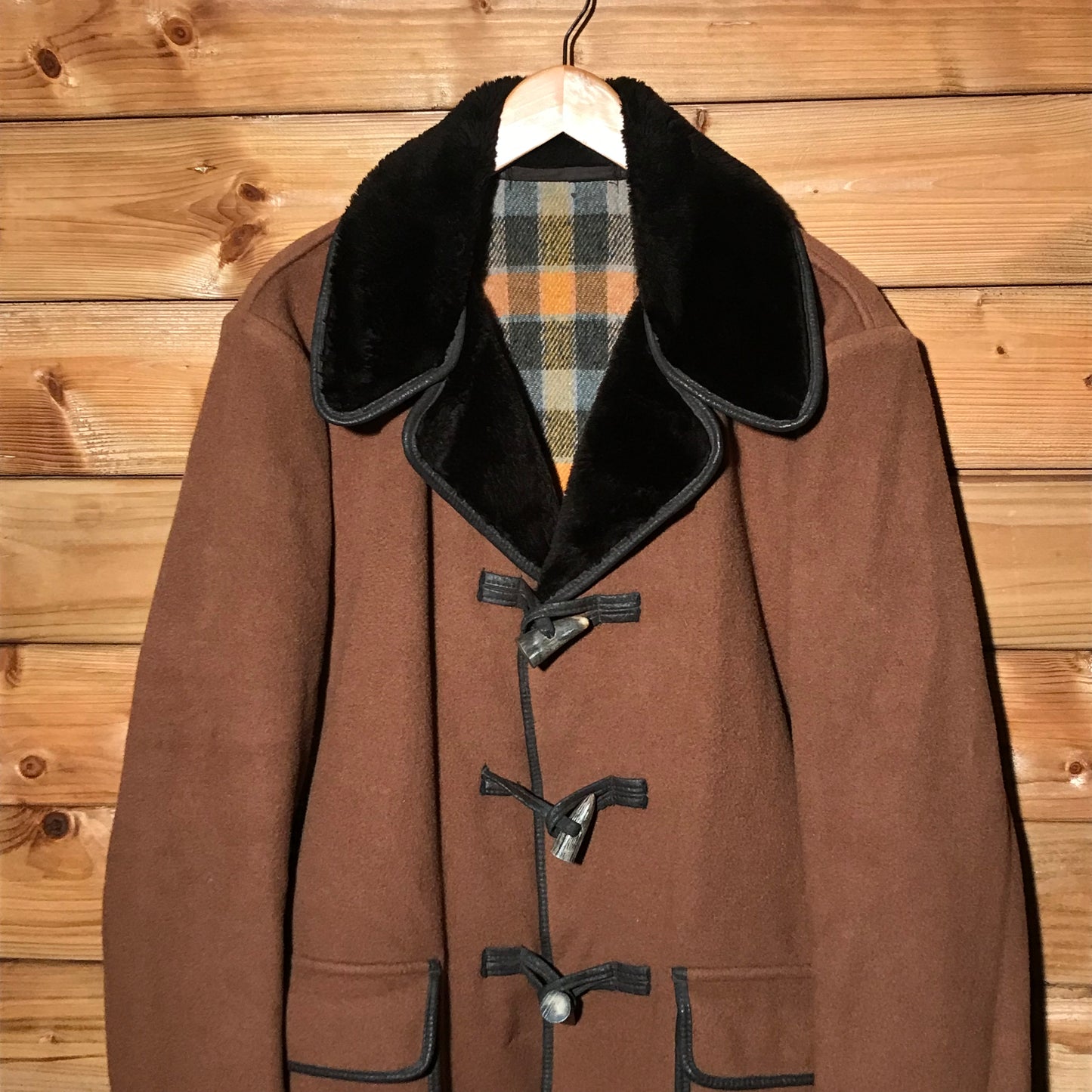 Abbeygate Plaid Lined Duffle jacket