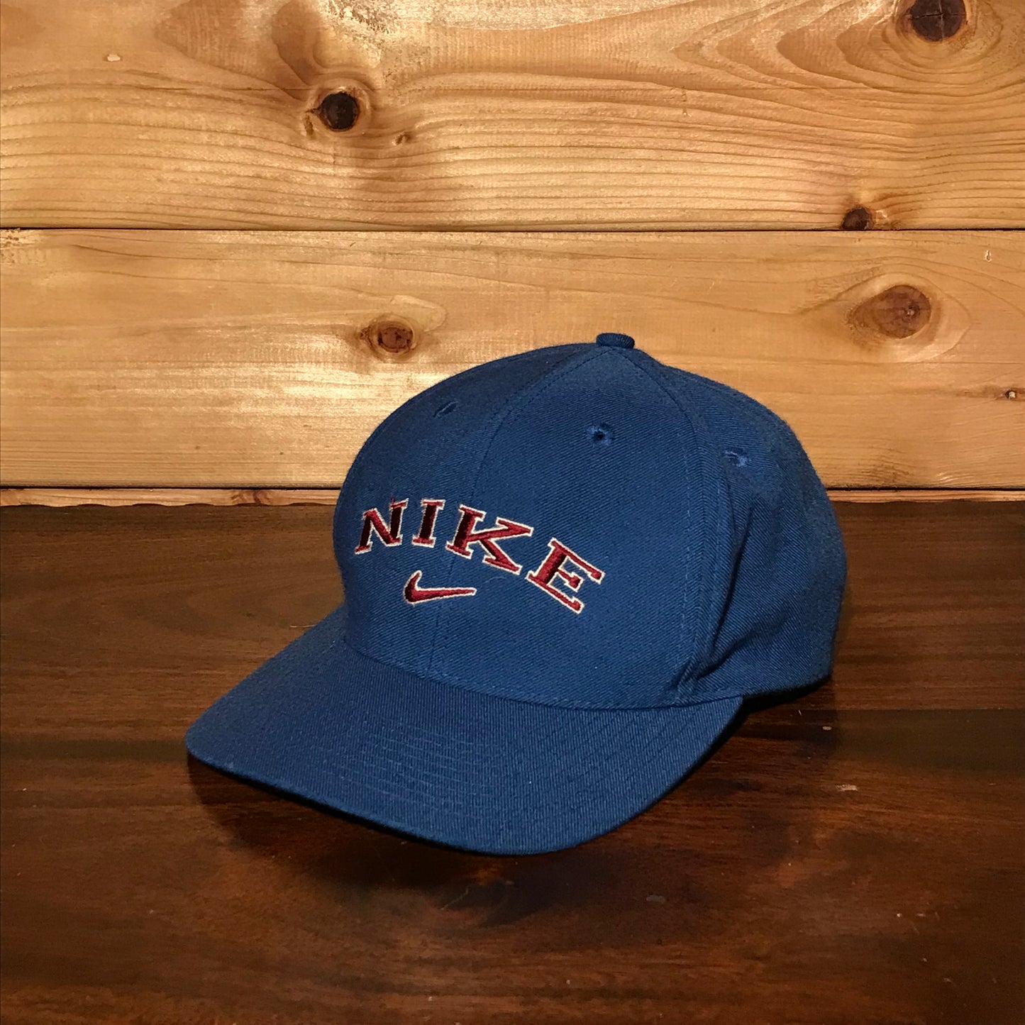 90s Nike Outlined Centre Swoosh And Spellout cap