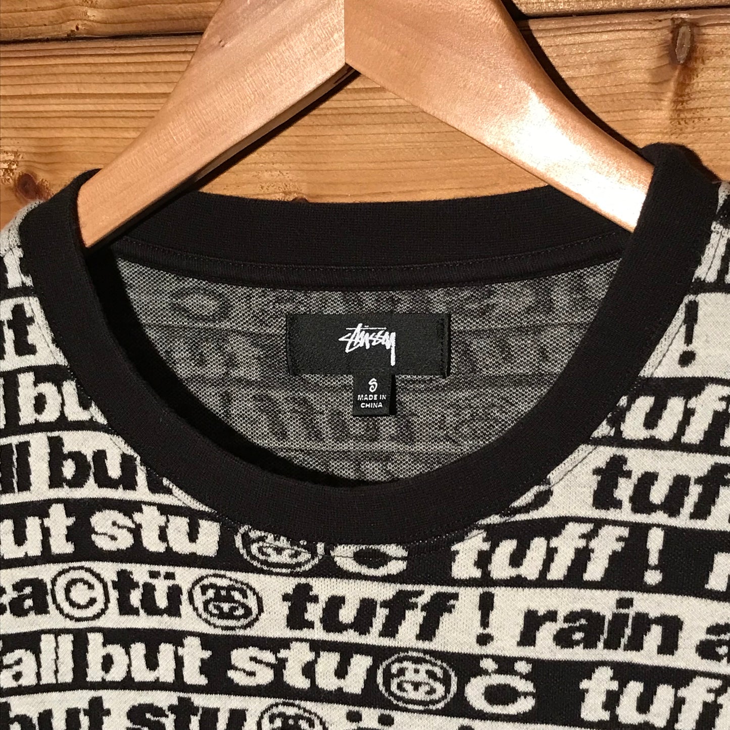 2022 Stüssy x CPFM Jacquard Crew AOP t shirt