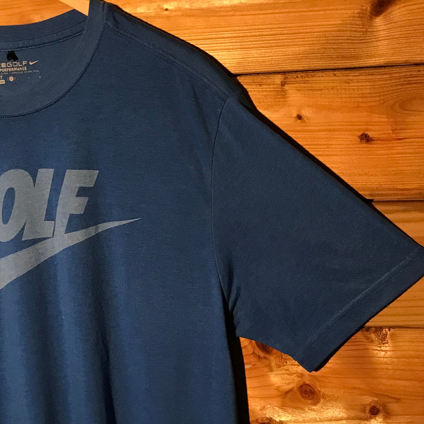 2015 Nike Golf Centre Swoosh Spellout t shirt