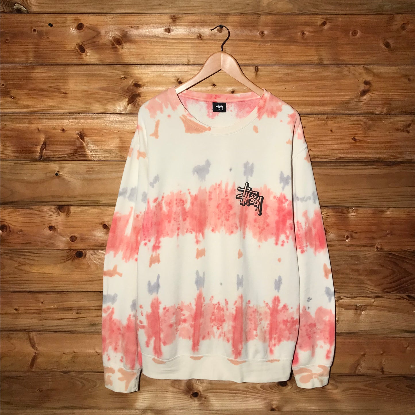 Stüssy Double Script Dye Pattern sweatshirt