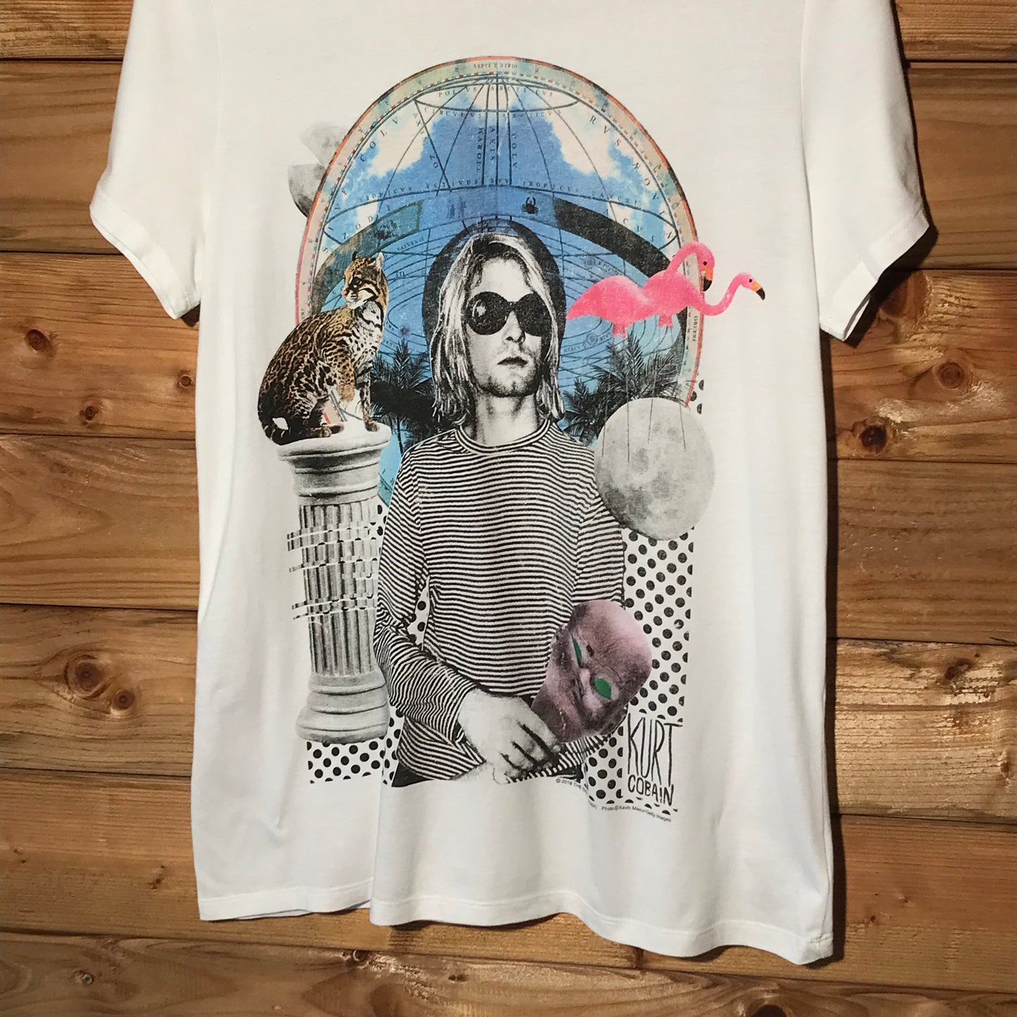 2018 Kurt Cobain Abstract Collage t shirt