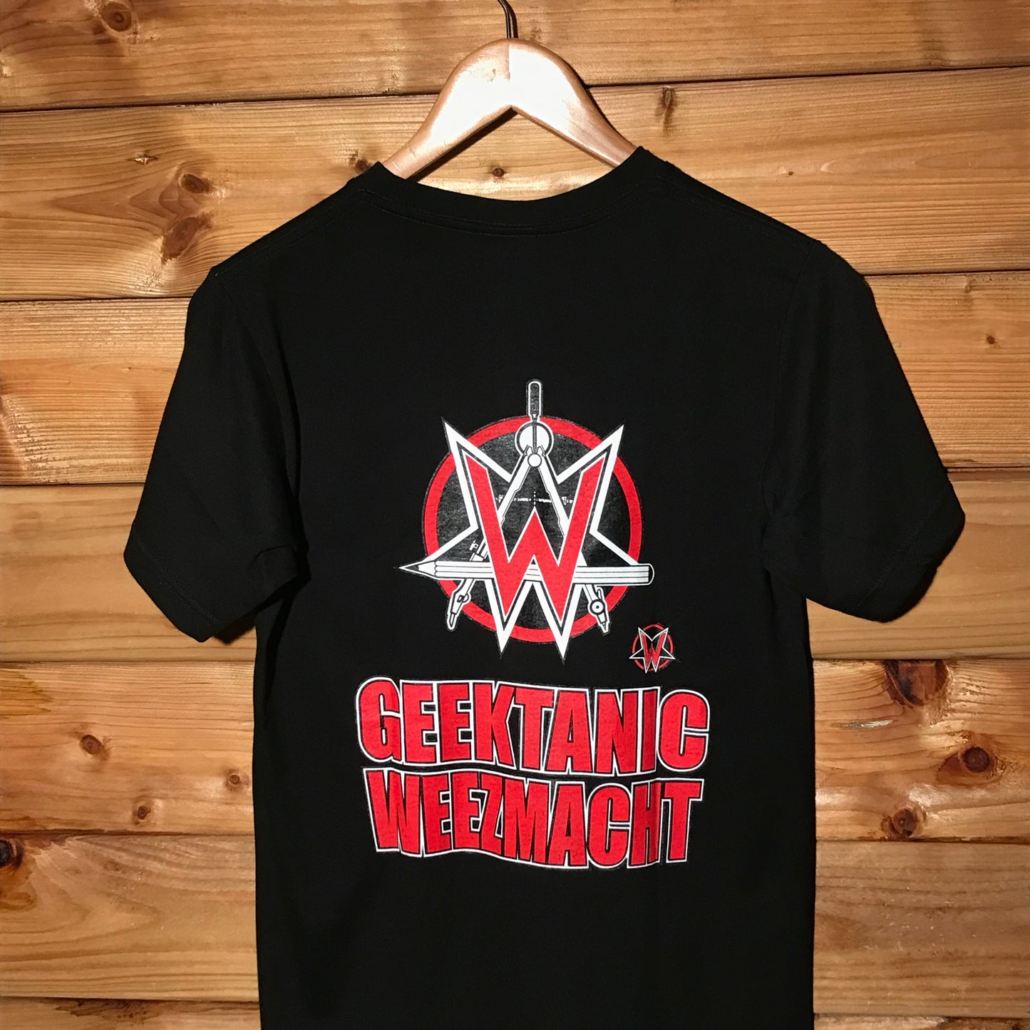 2001 Weezer Geektanic Weezmacht t shirt