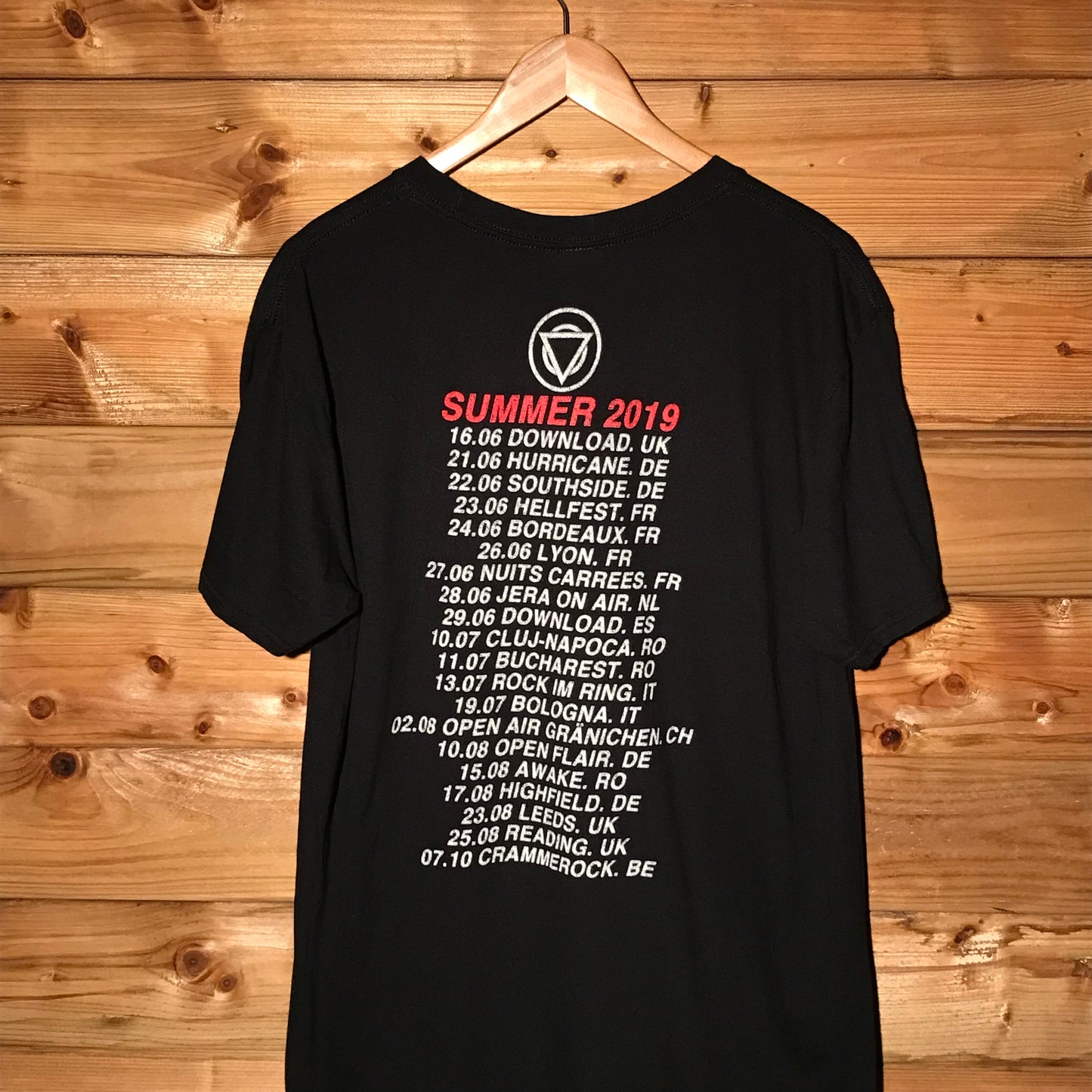 2019 Enter Shikari Summer Tour t shirt