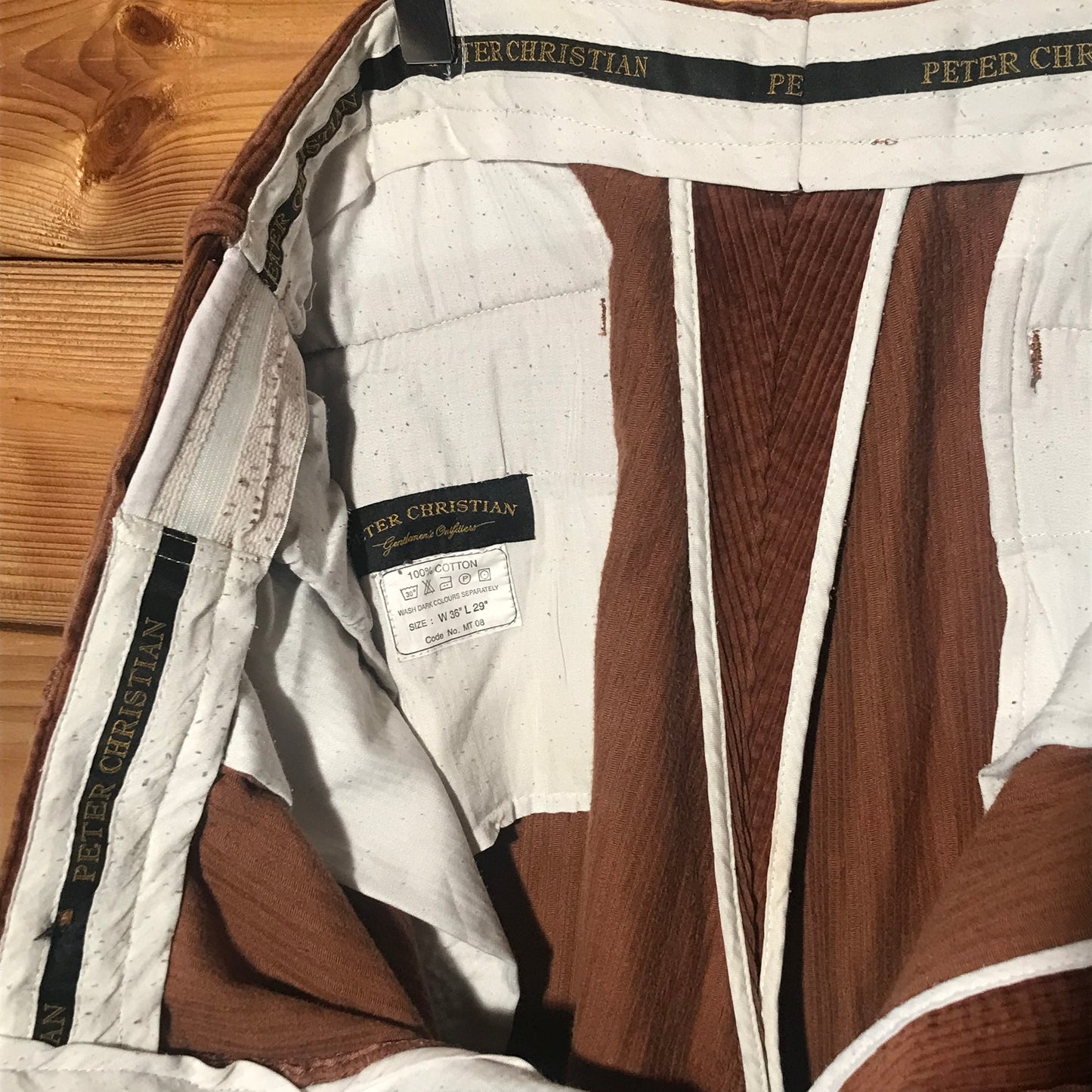 Peter Christian corduroy trousers