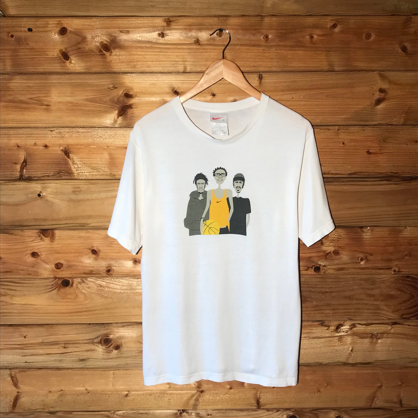 90s Nike Basketball Players Centre Swoosh t shirt