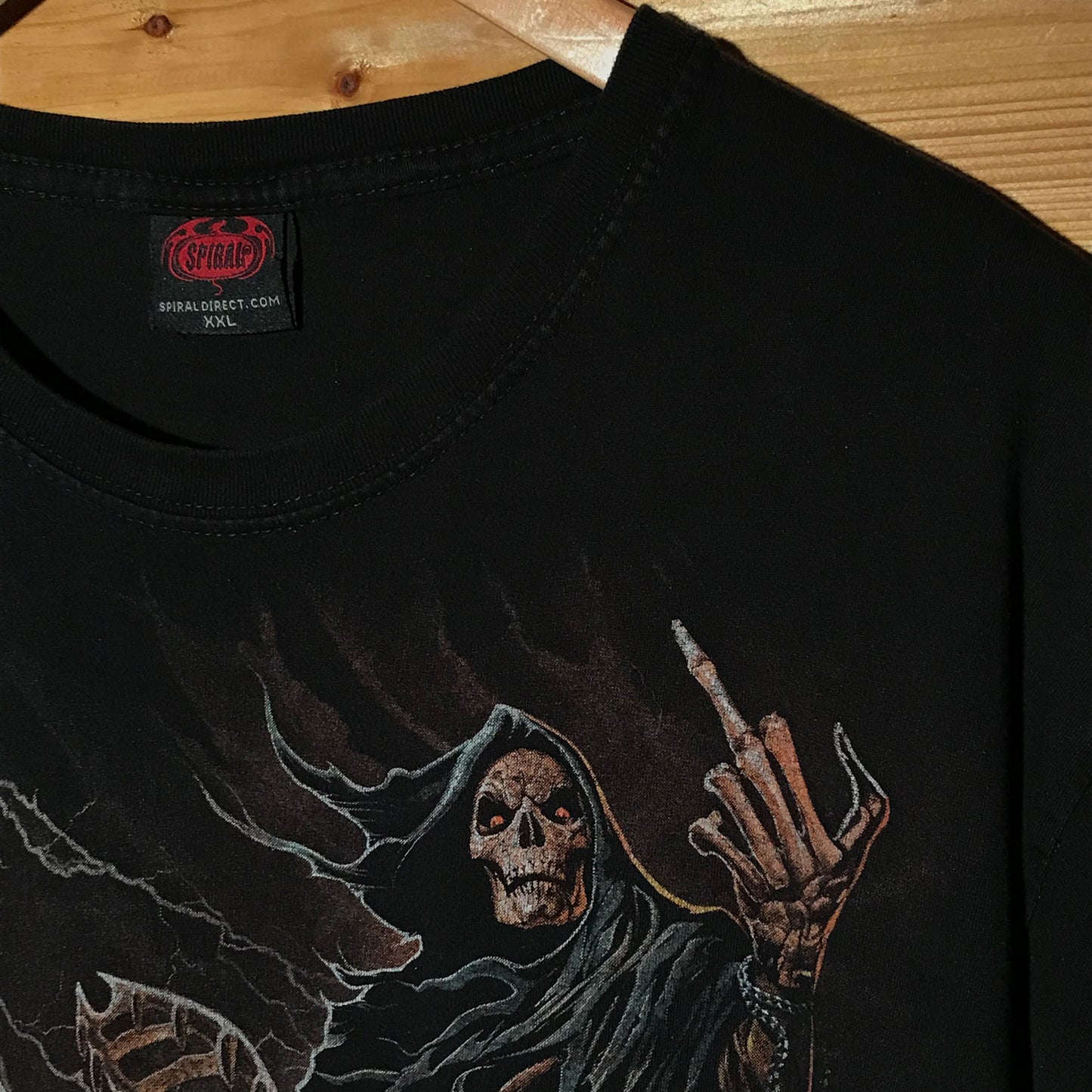 Spiral Direct Motorcycle Skeleton t shirt
