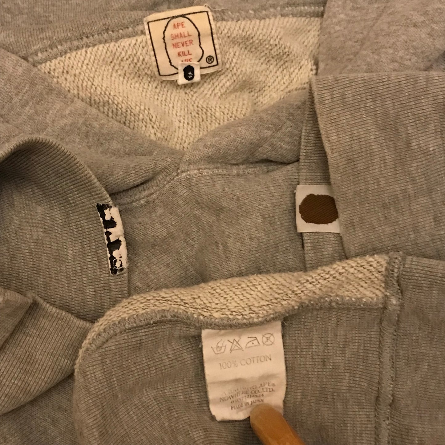 2001 Bape, A Bathing Ape x Neighborhood Yankees Logo hoodie