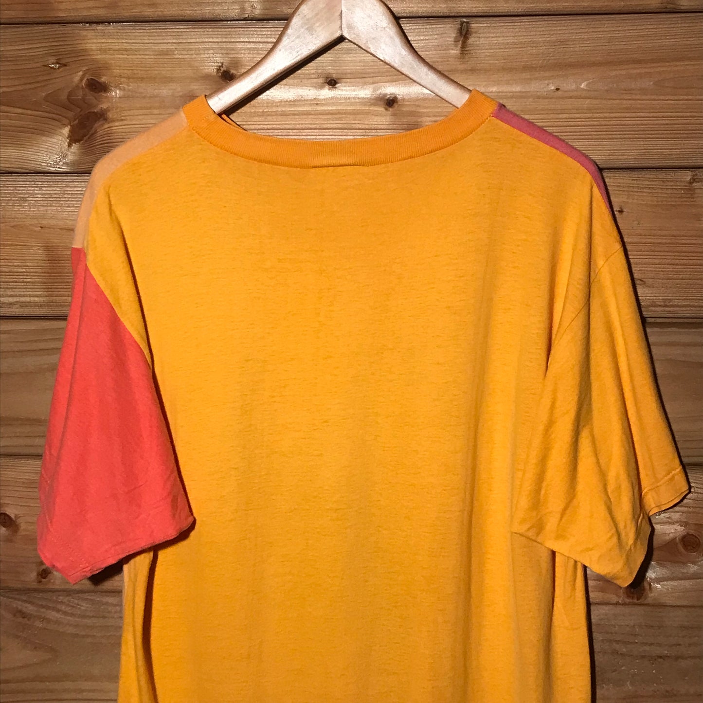 90s Bear Heart Two Tone Split t shirt