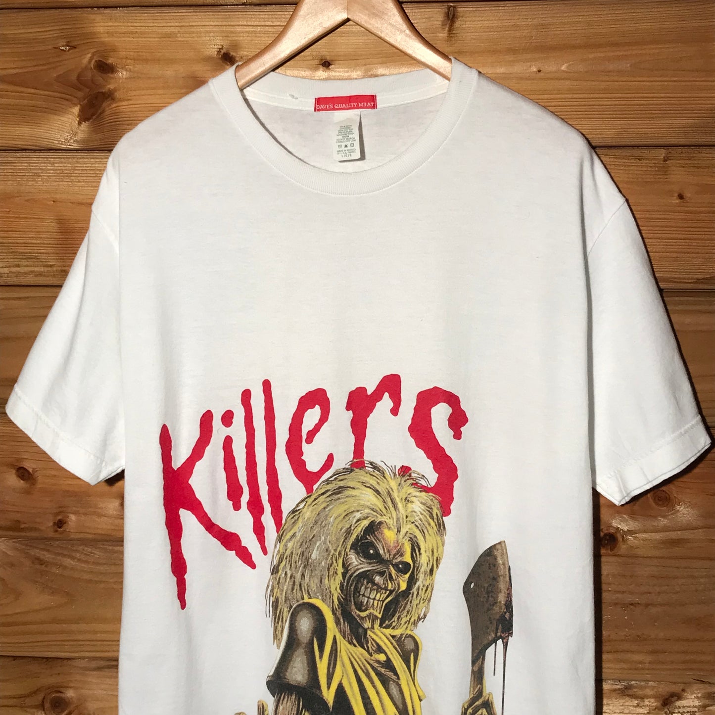 Dave's Quality Meat Iron Maiden Killers t shirt