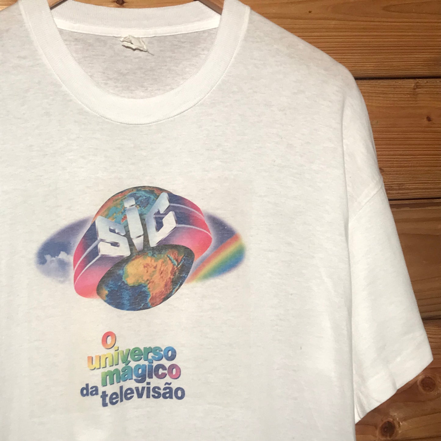 90s SIC Internacional Portugal TV Promo t shirt