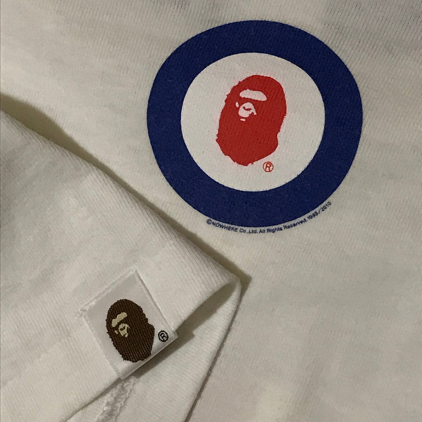2010 Bape, A Bathing Ape The Who Band Logo Parody t shirt