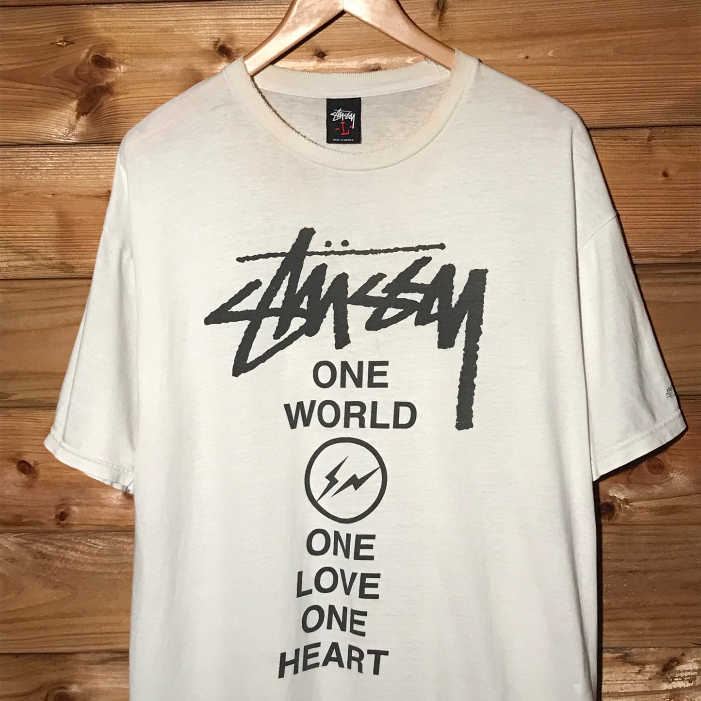 2011 Stüssy x Fragment Design Japan Earthquake Relief t shirt