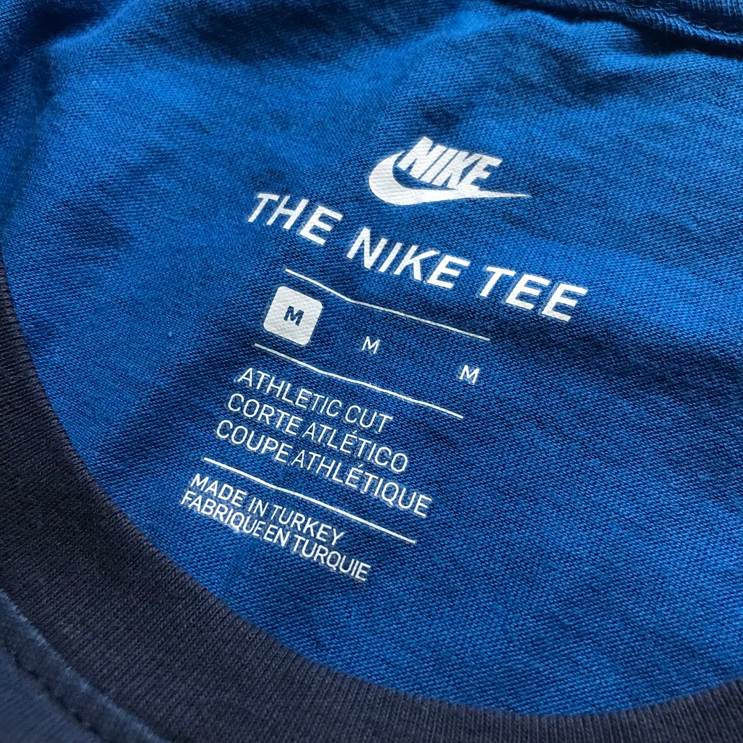 Nike Slogan Swoosh Split t shirt
