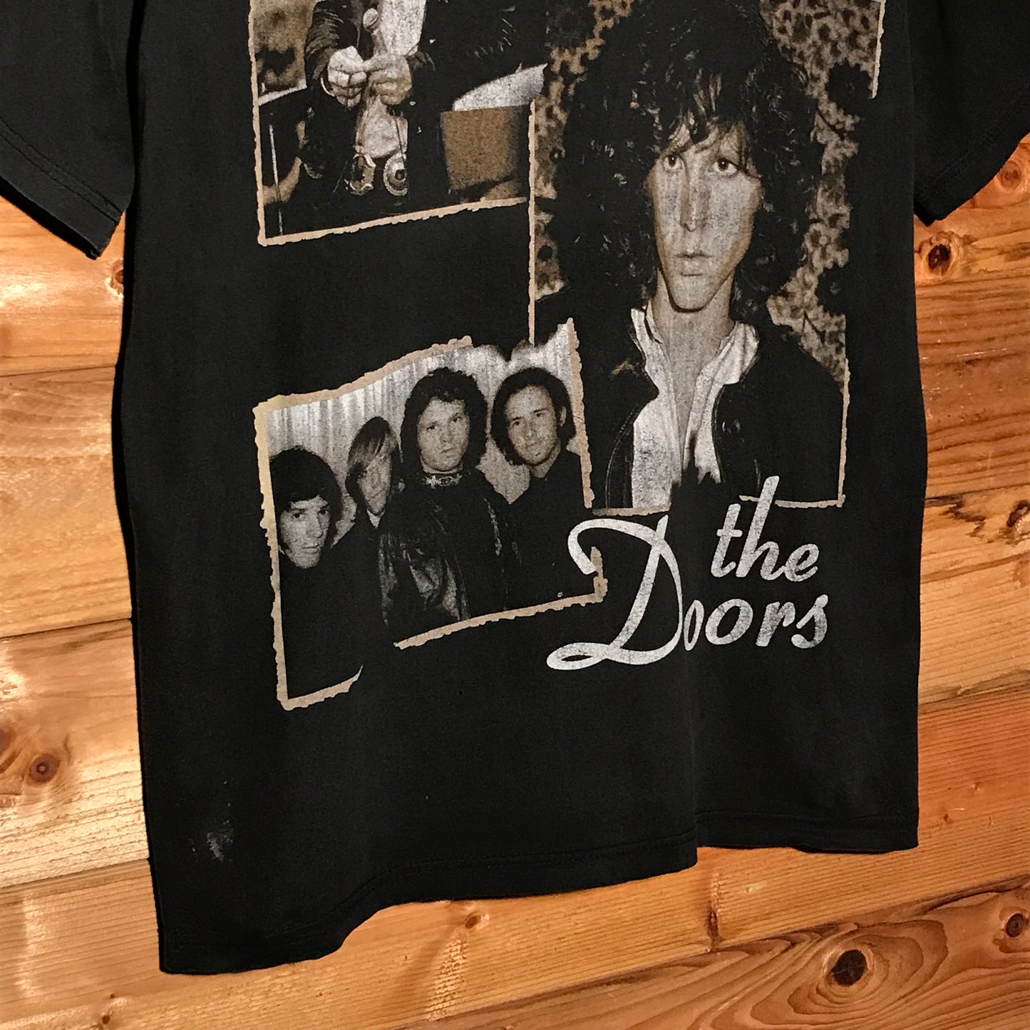90s The Doors Jim Morrison Photo Collage t shirt