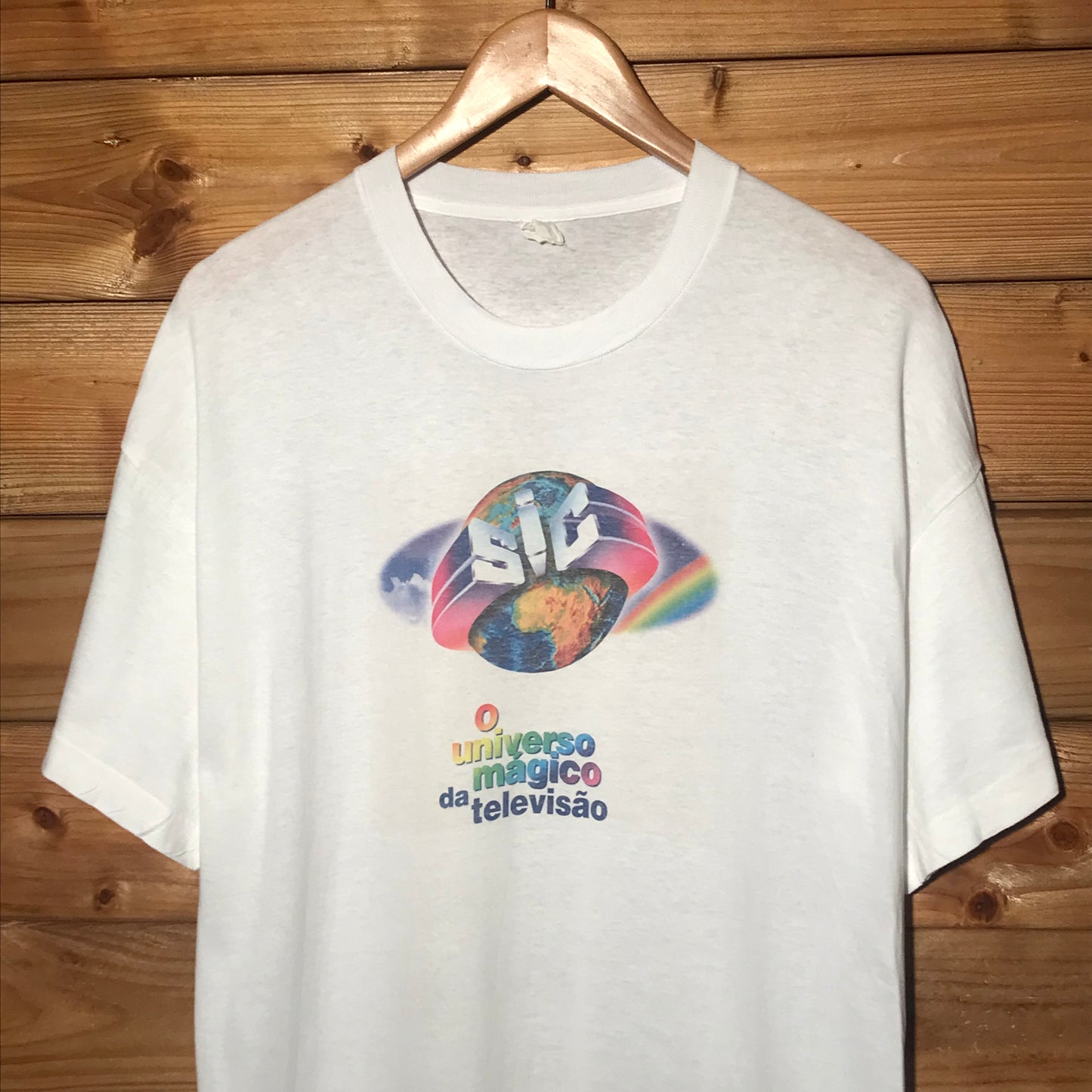 90s SIC Internacional Portugal TV Promo t shirt