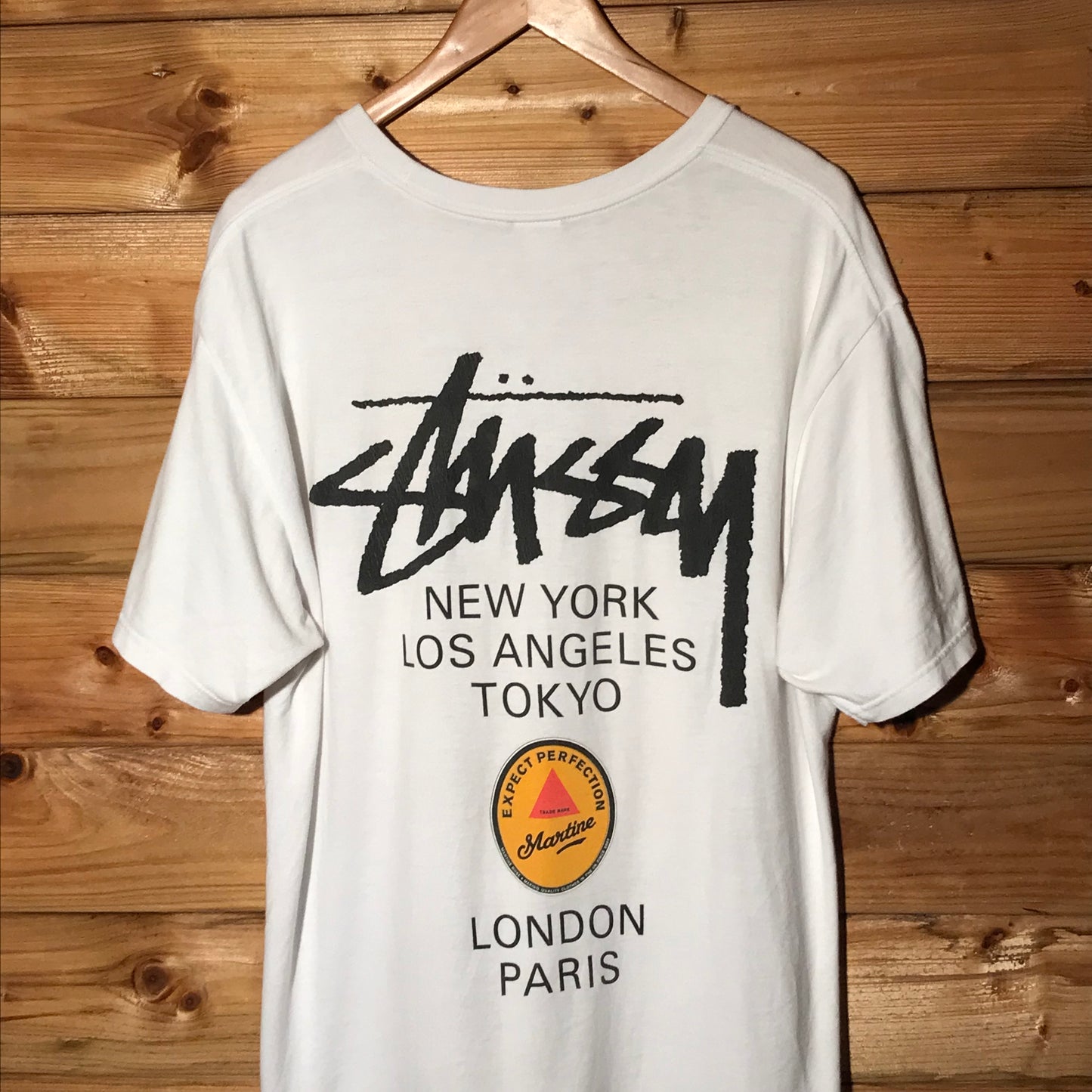 2023 Stüssy x Martine Rose Expect Perfection World Tour t shirt