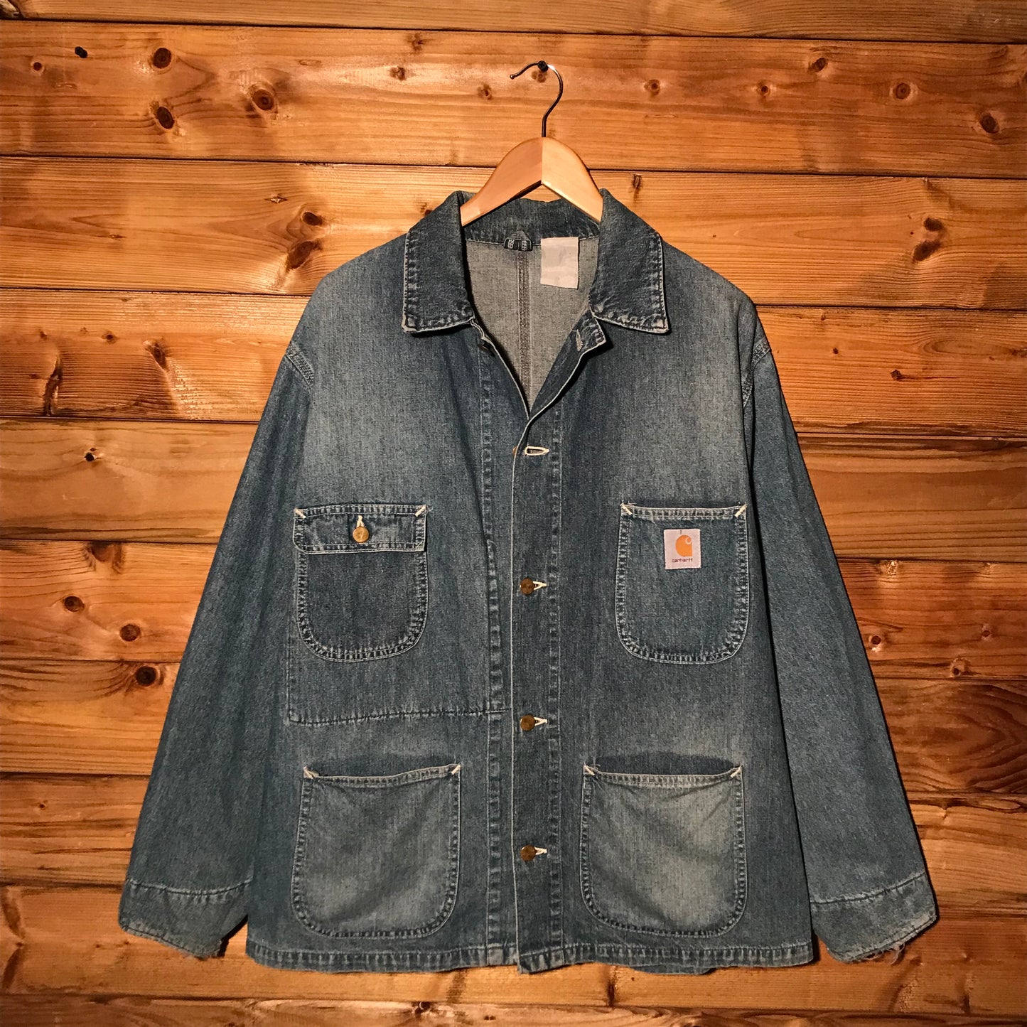 80s Carhartt Michigan Denim chore jacket