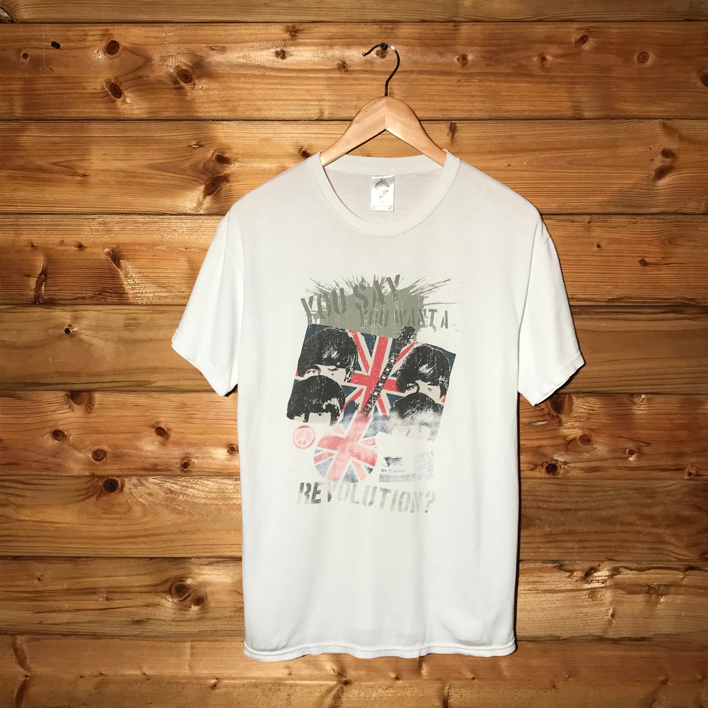 The Beatles You Say You Want A Revolution? Spellout t shirt