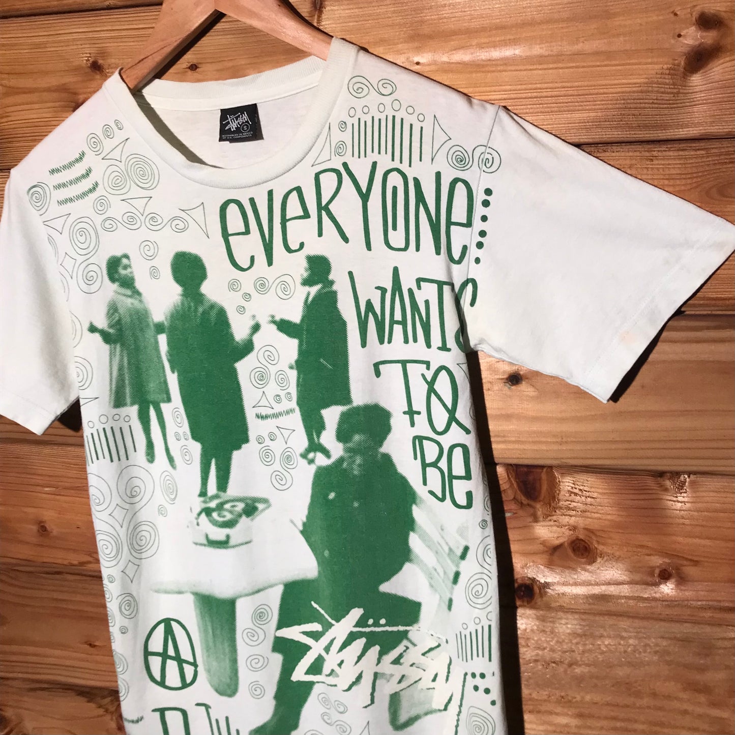 Stüssy Everyone Wants To Be A DJ Spellout t shirt