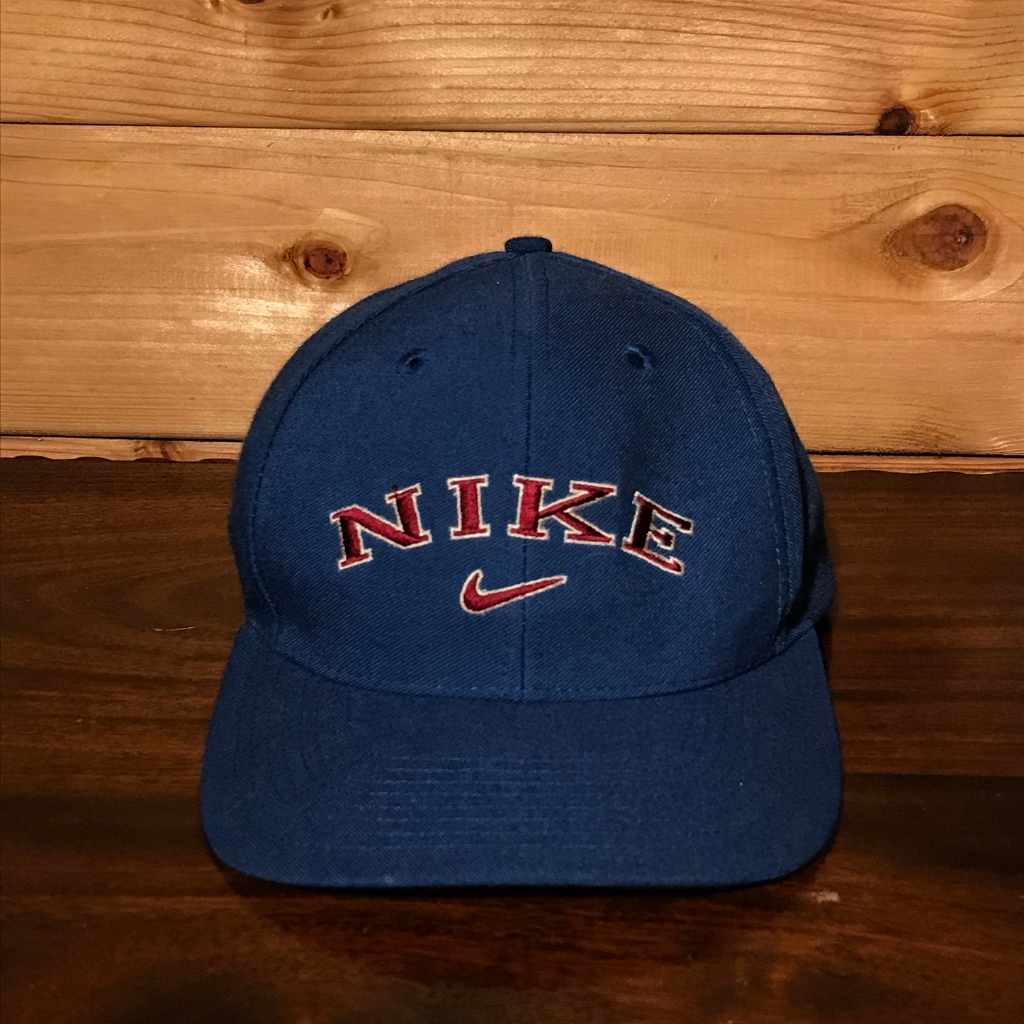 90s Nike Outlined Centre Swoosh And Spellout cap