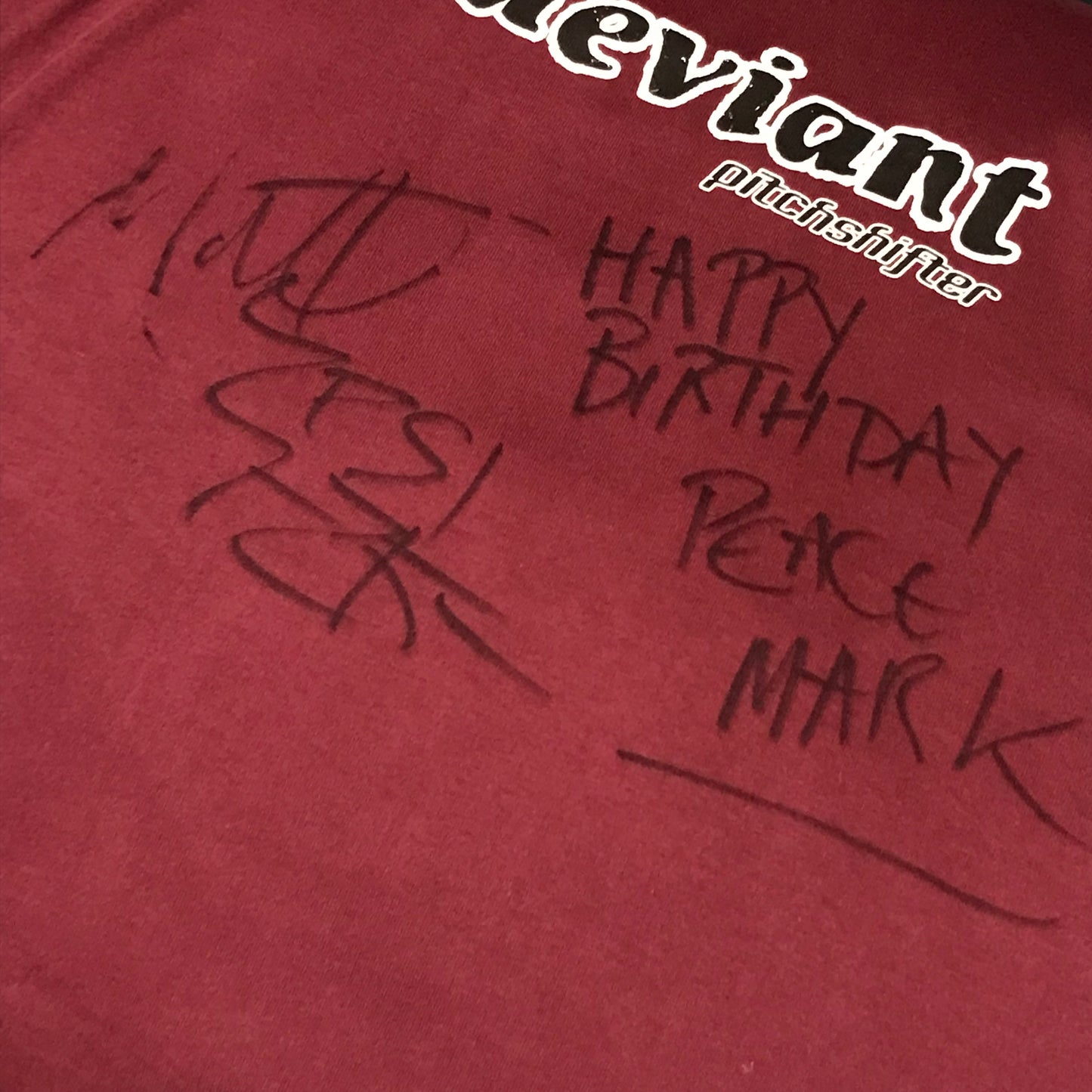 2000 Pitchshifter Deviant Tour Signed t shirt