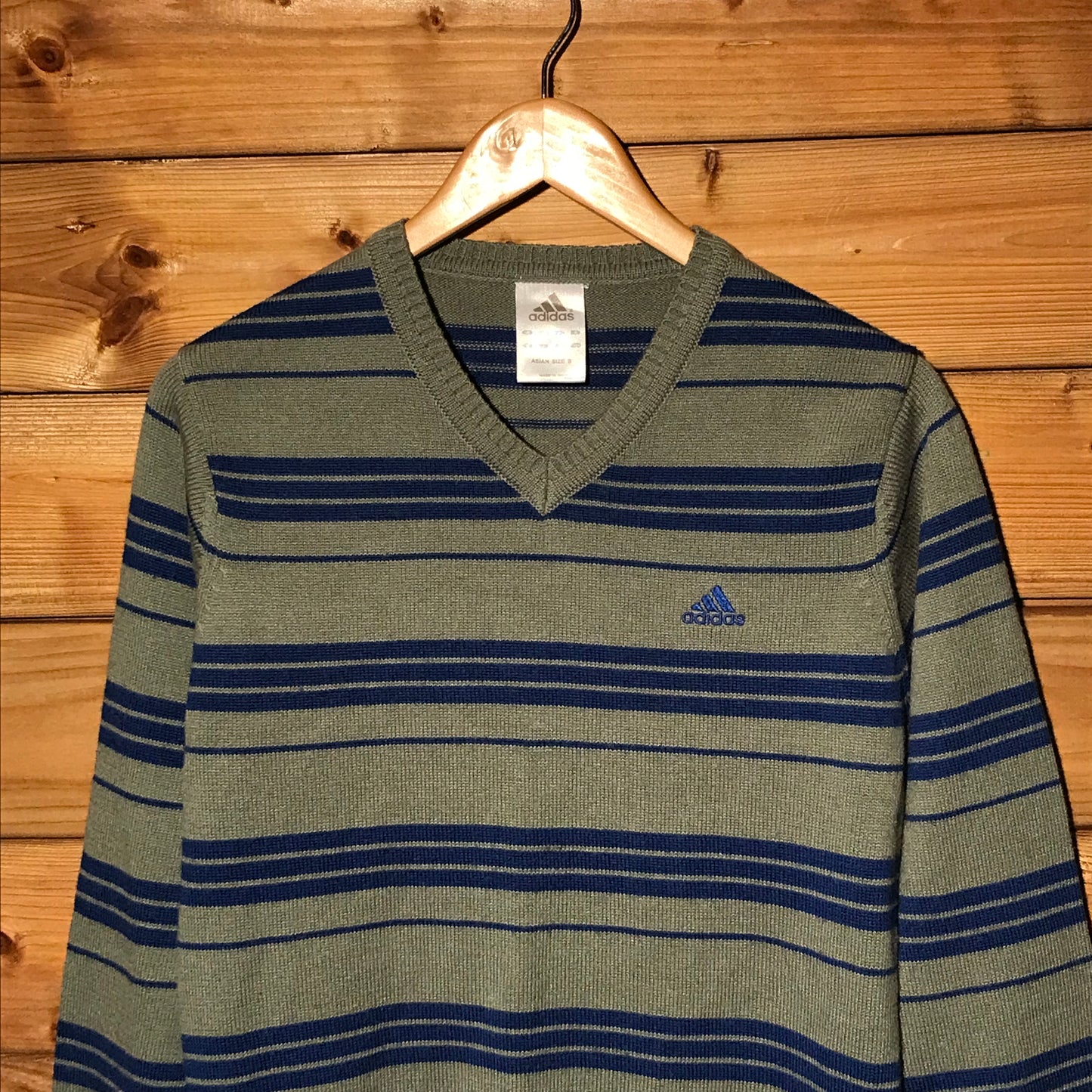 Adidas Striped knit sweatshirt