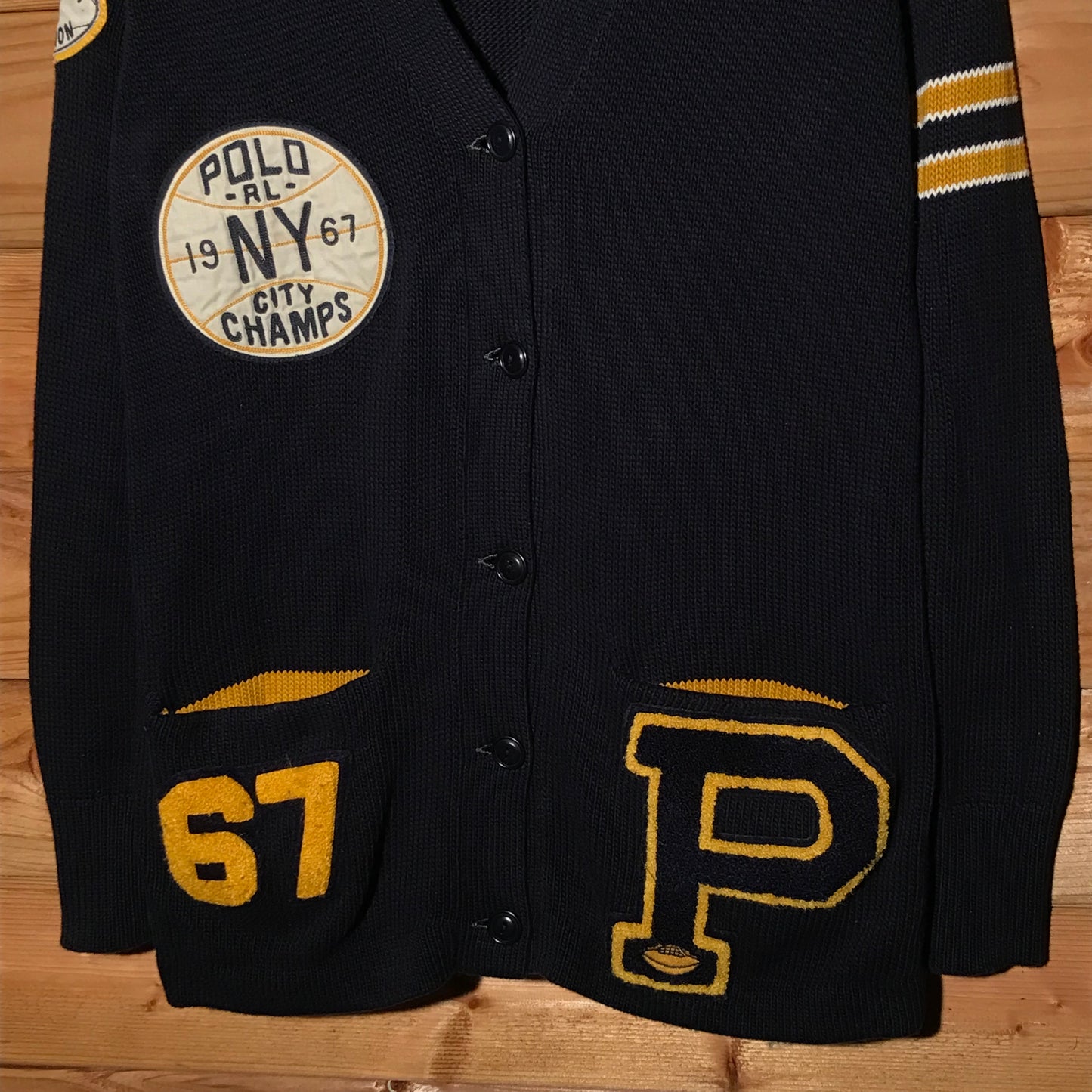 Polo Ralph Lauren NY Varsity Team knit cardigan