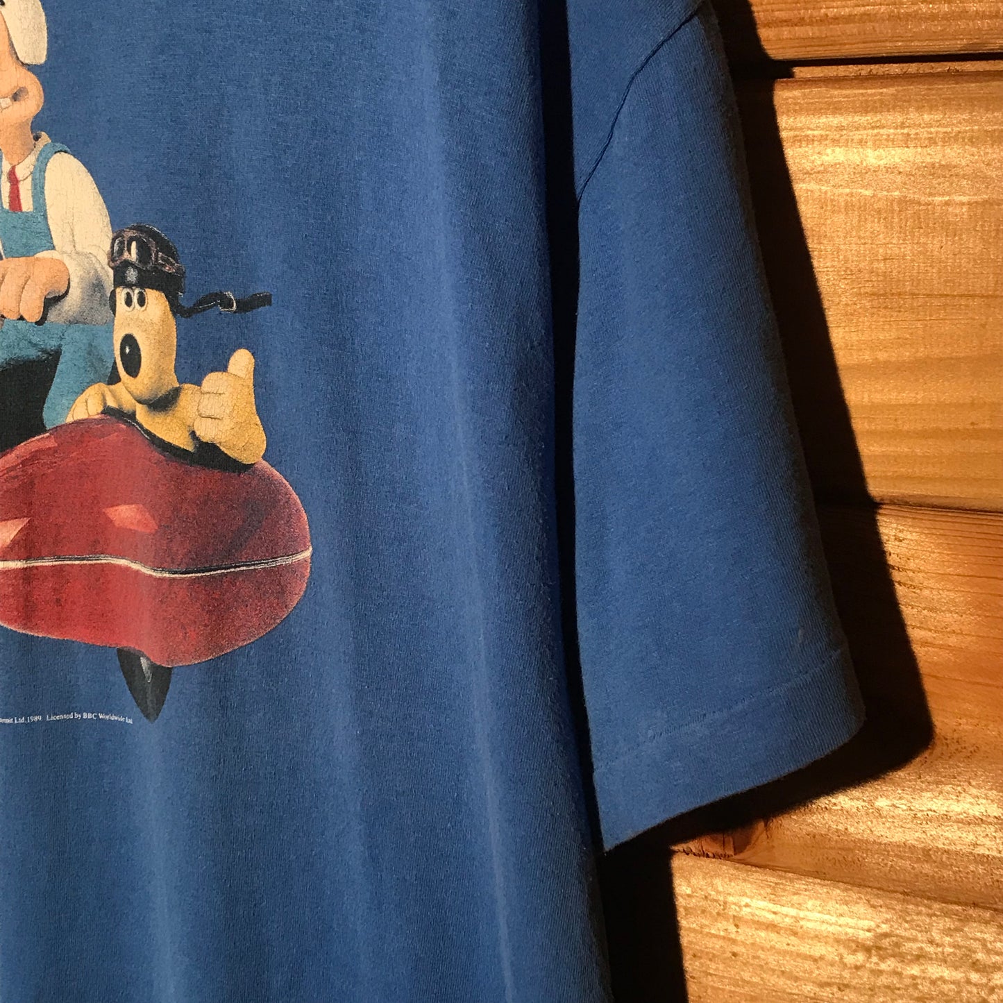 1989 Wallace & Gromit Bike t shirt