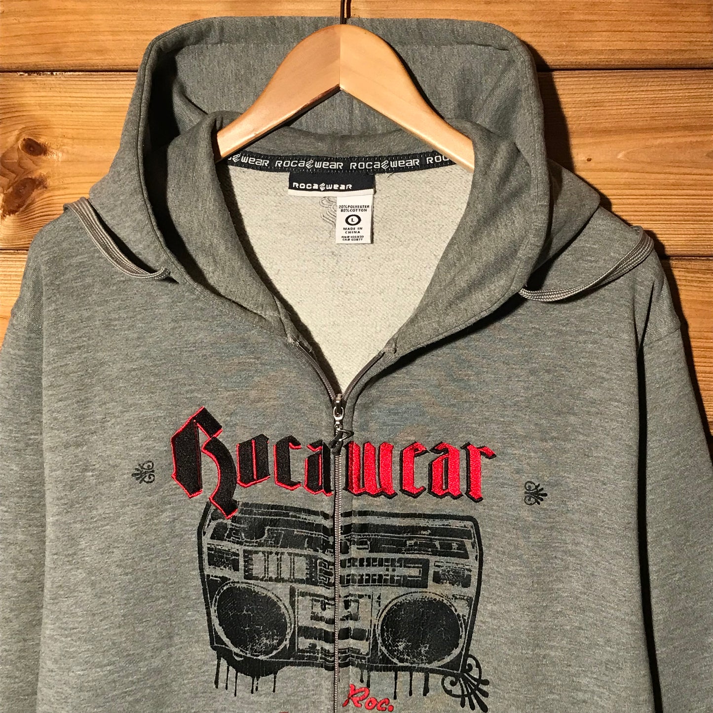 Rocawear Boombox zip up hoodie