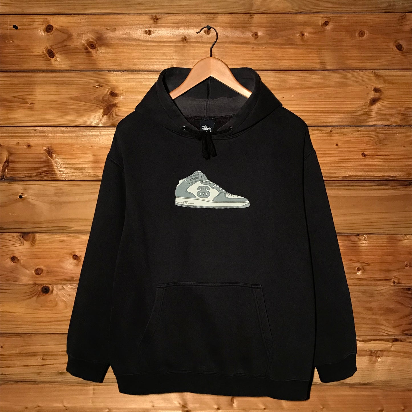 Stüssy Nike Air Force High Parody hoodie